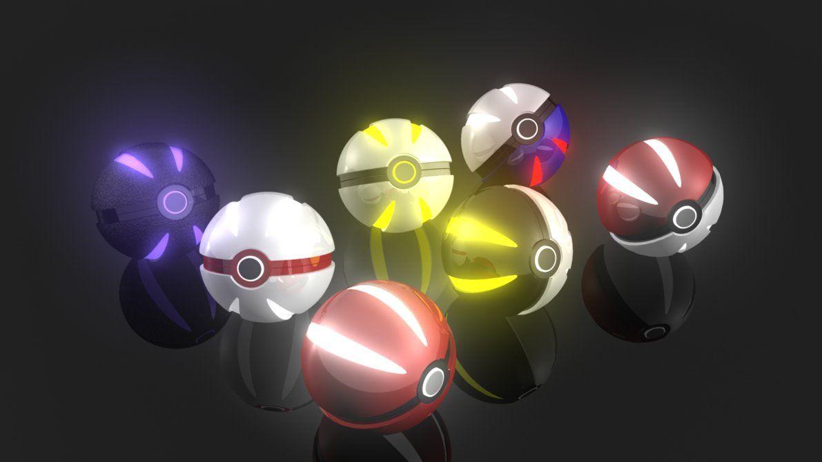 HD Pokeball Wallpaper