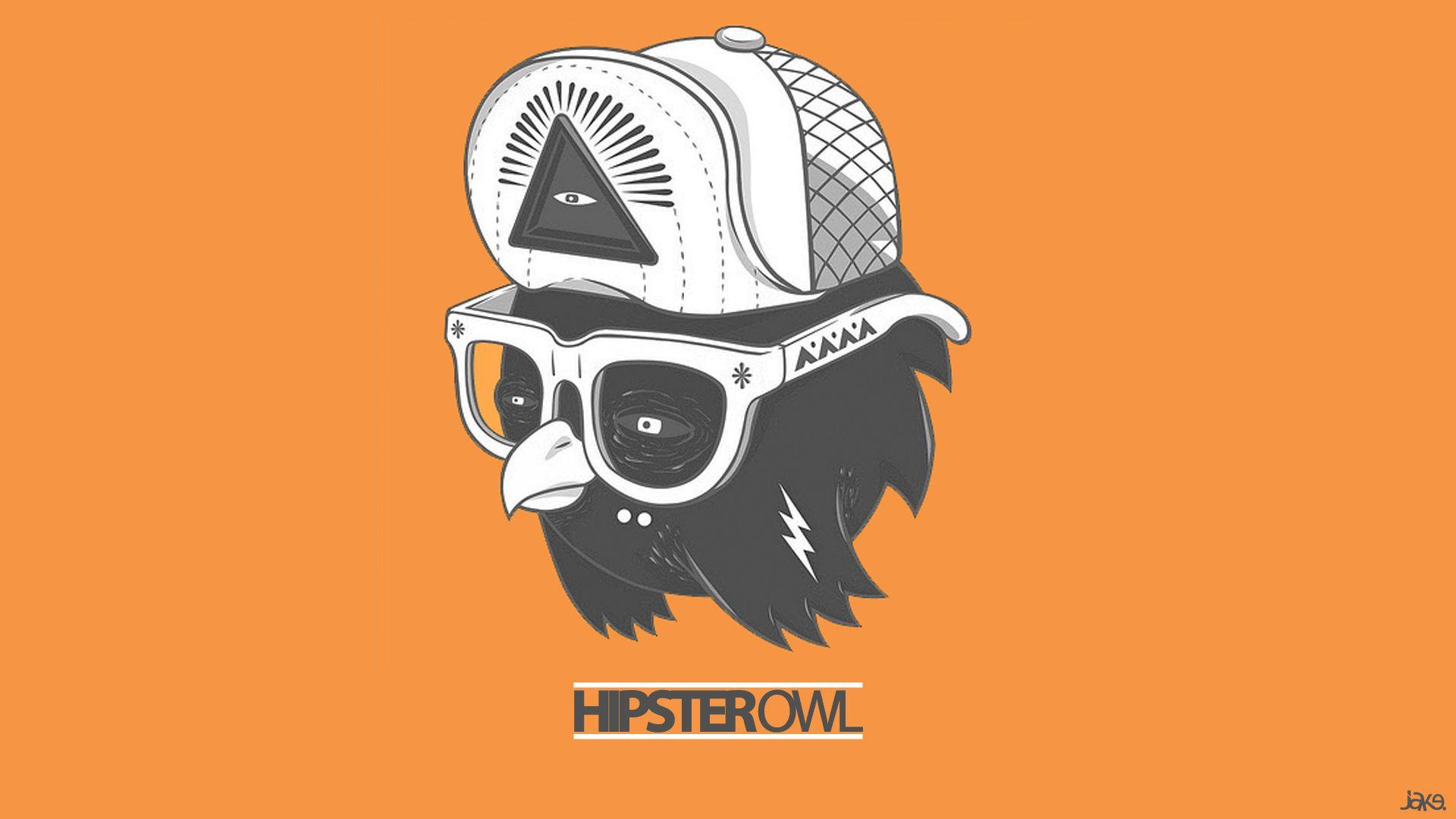 Hipster Owl Wallpaper Hd