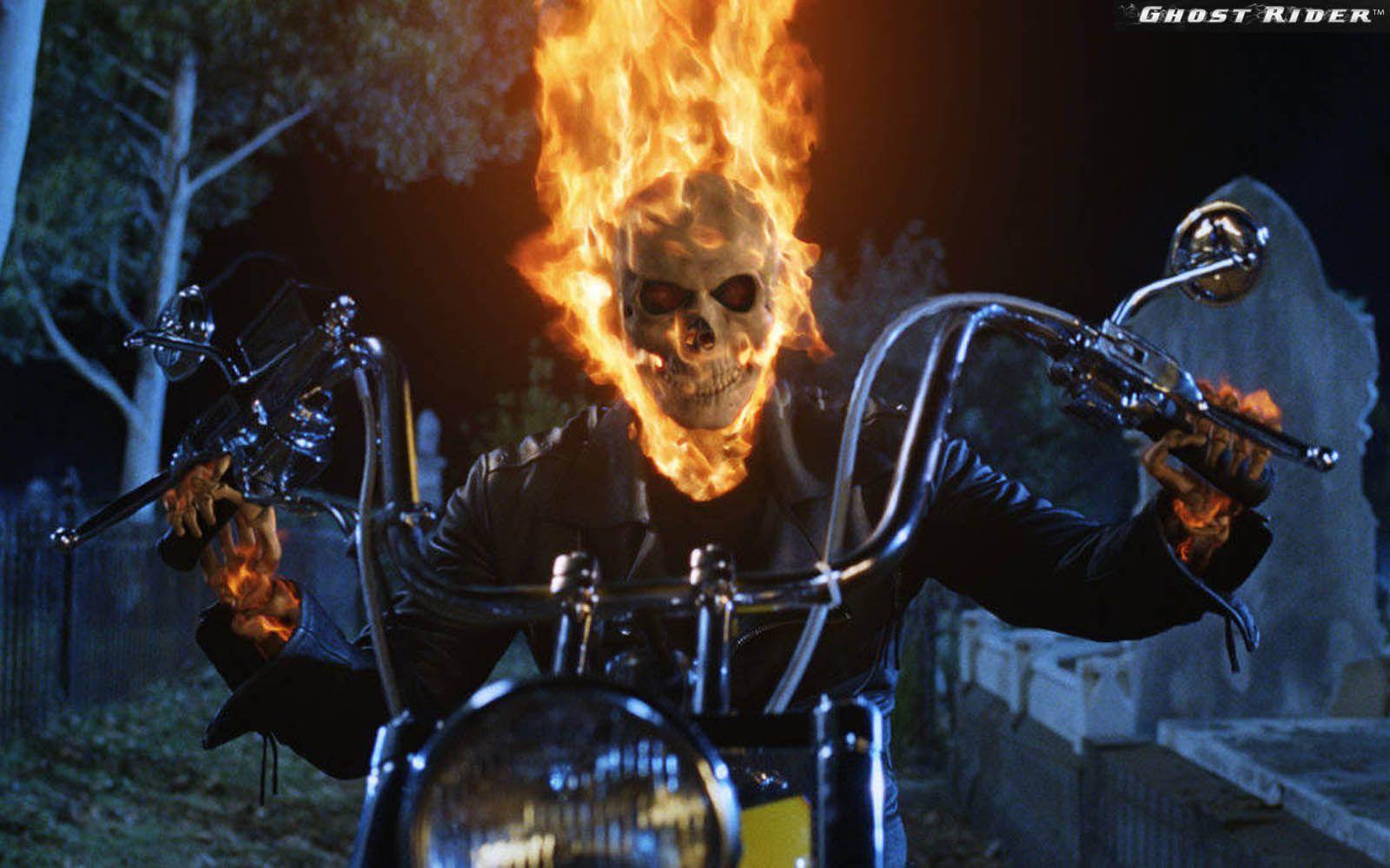 Blue Ghost Rider Wallpaper