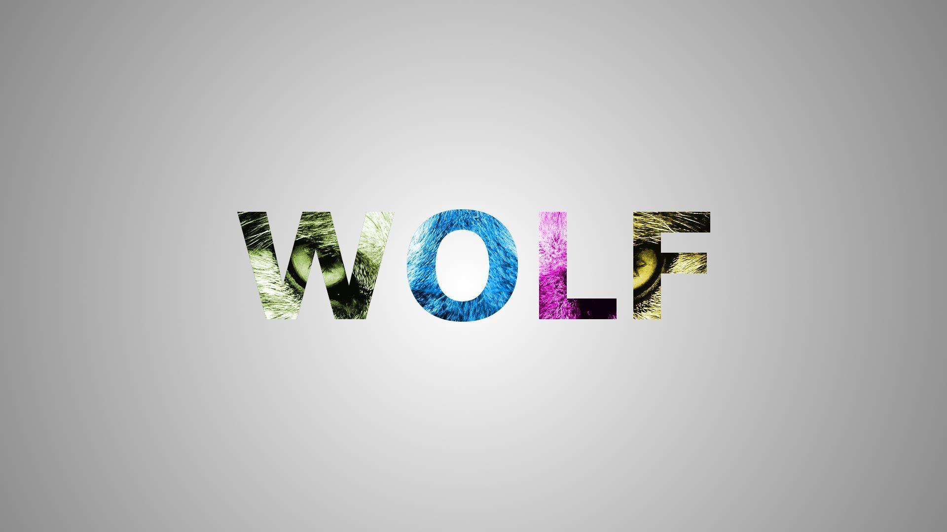 WOLF Simplistic Background [1920x1080][OC]. wallpaper