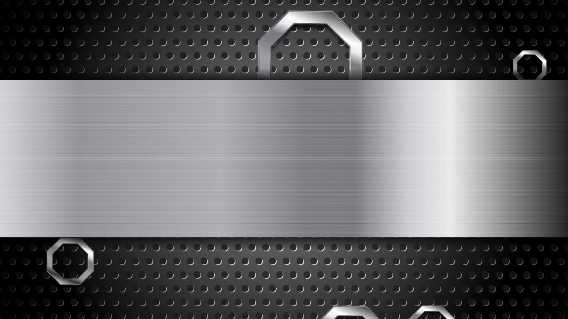 Metal background with moving octagons. Video animation HD 1920x1080