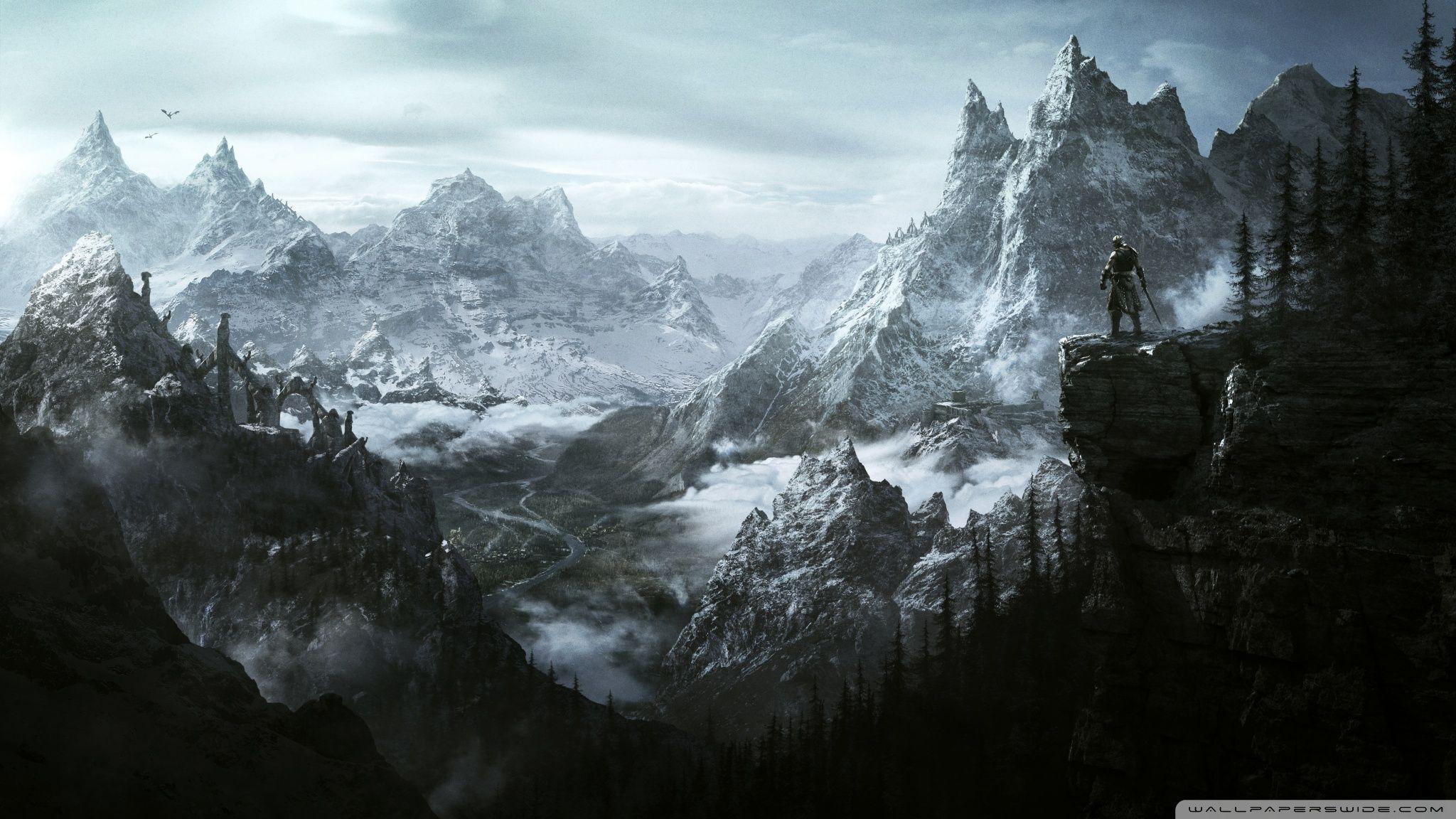 Skyrim Landscape Wallpapers 19x1080 Wallpaper Cave