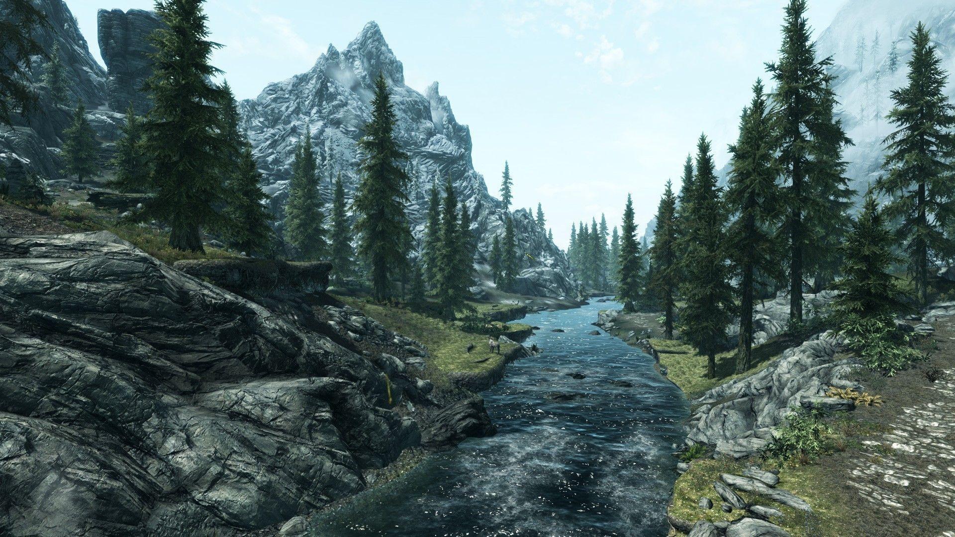 Image for iPad: Skyrim Landscape