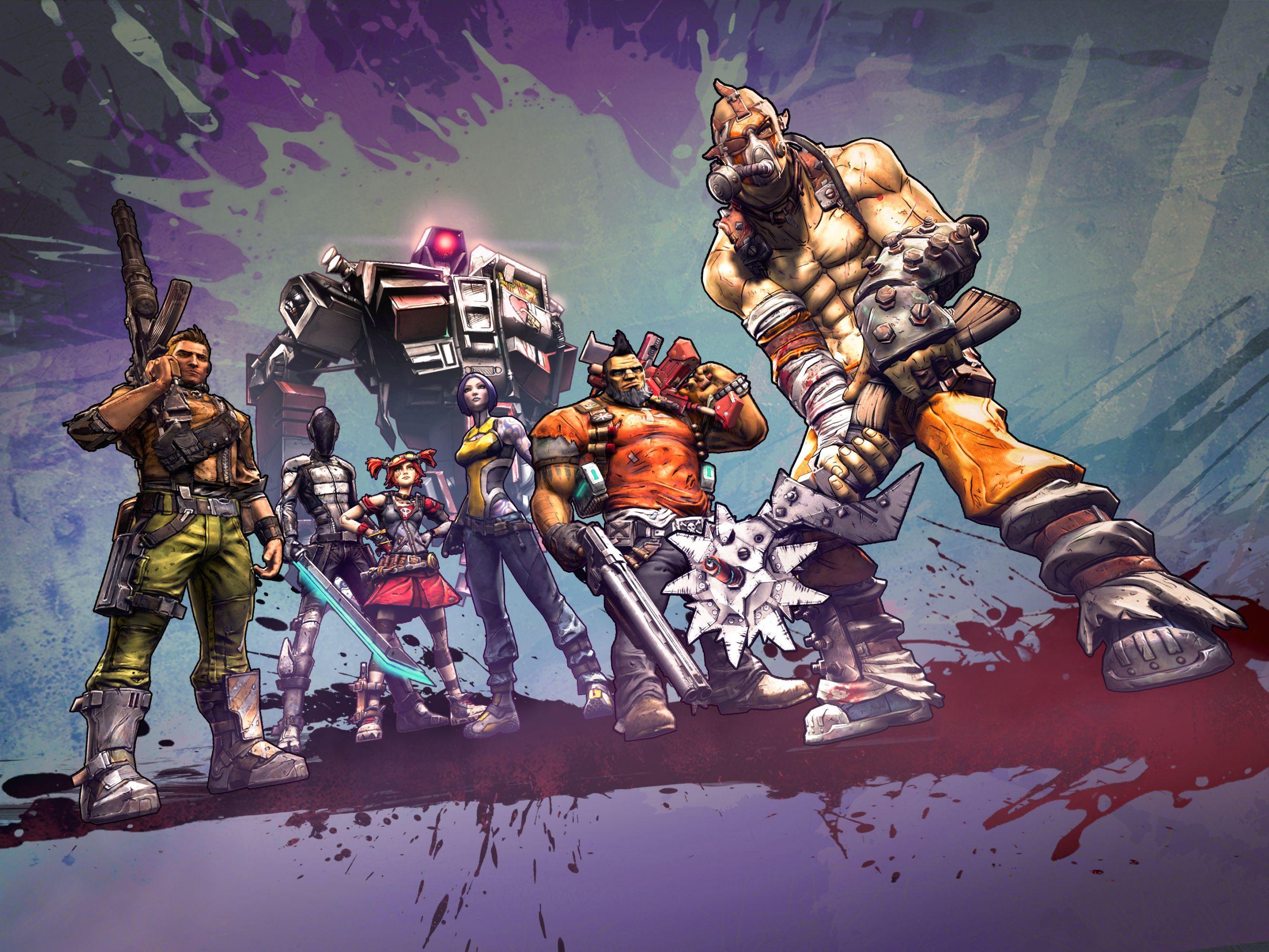 Borderlands 2 All Characters HD Wallpaper, Background Image