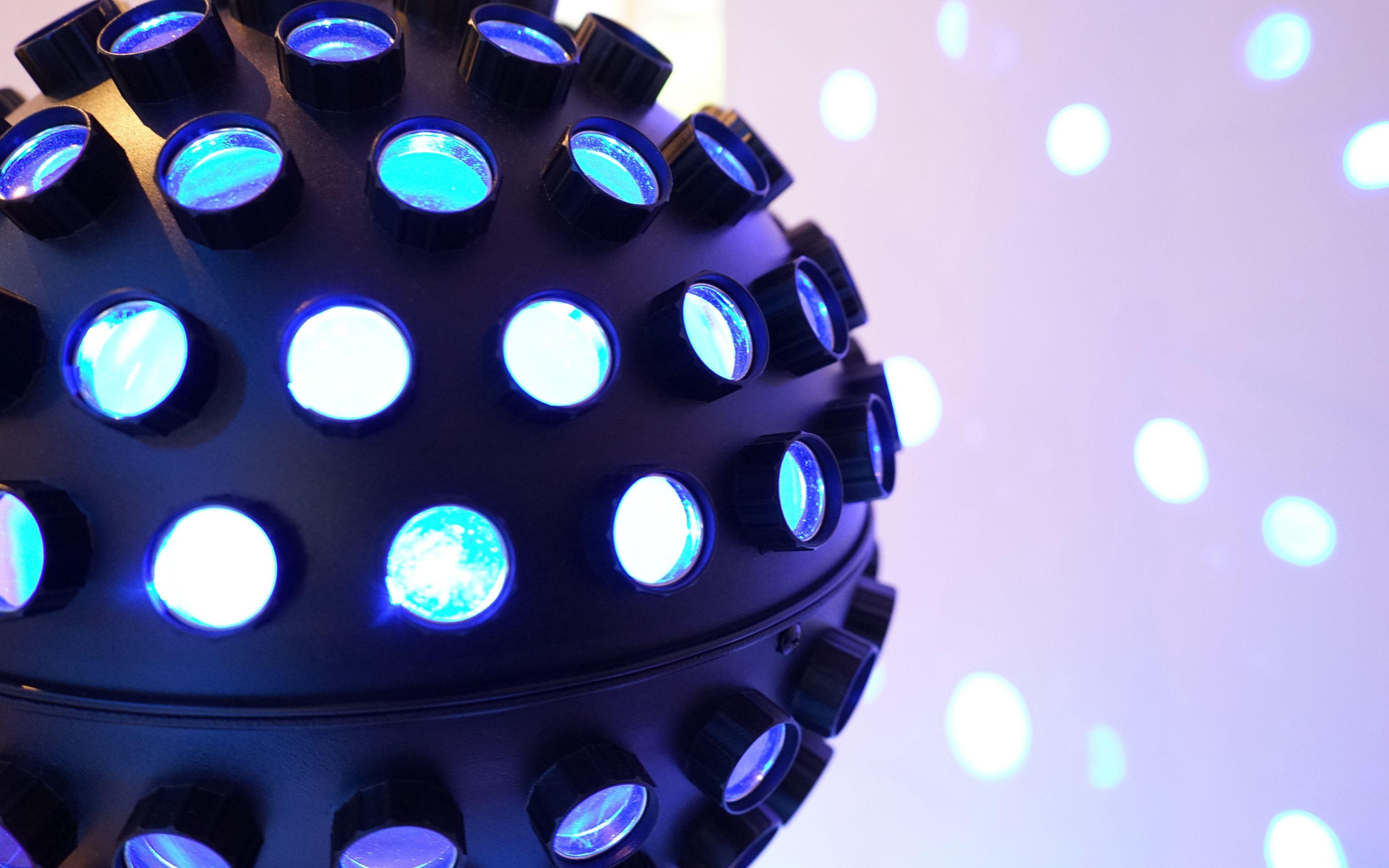 Download Wallpaper 3840x2400 Disco Ball, Led, Light 4k Ultra HD 16