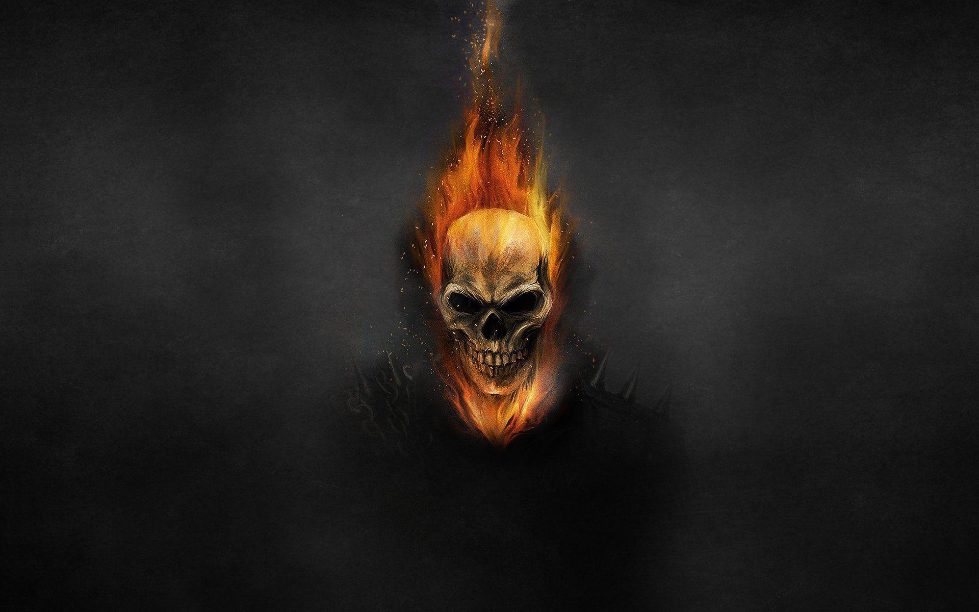 Ghost rider skull wallpaper