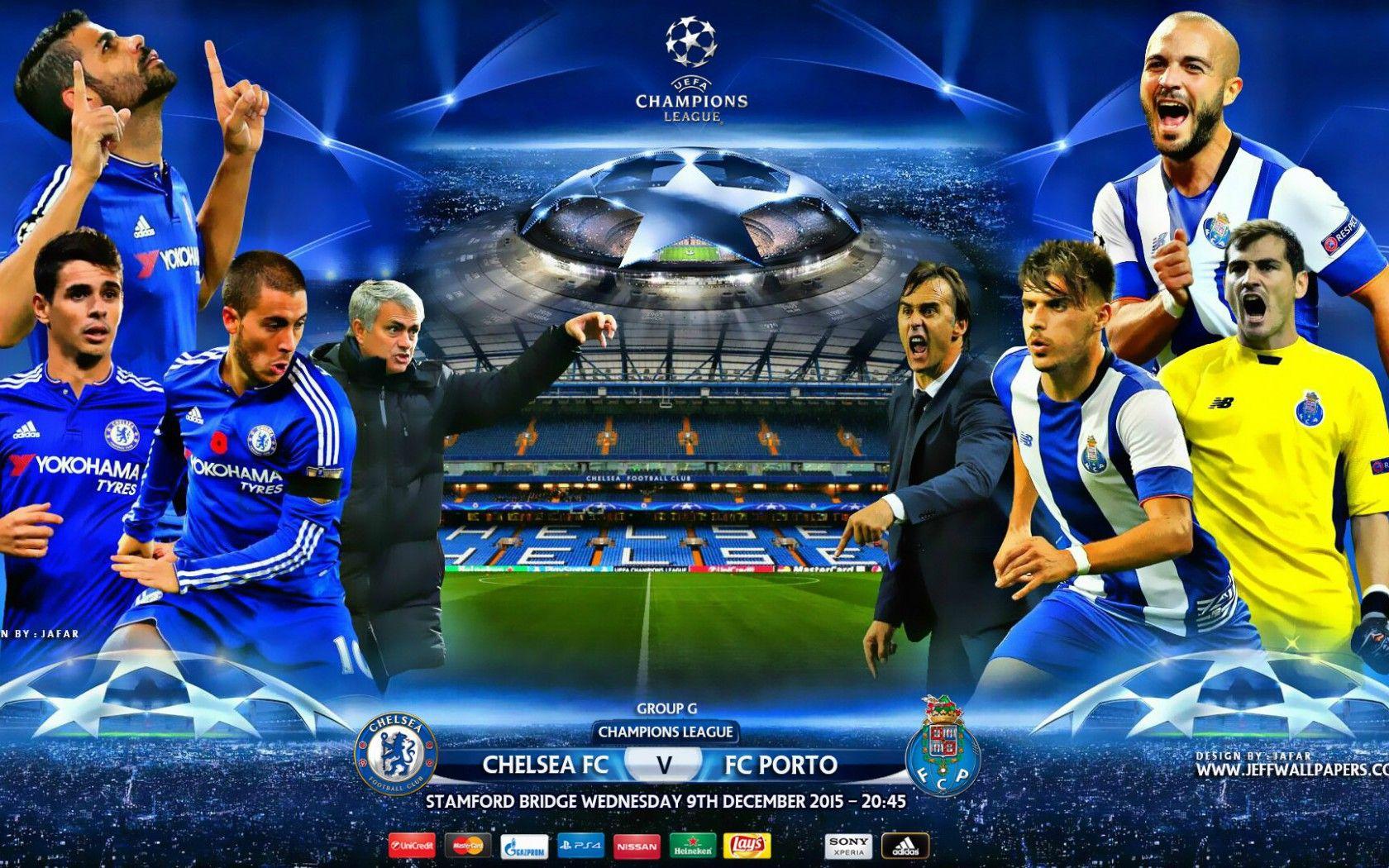 Télécharger 1680x1050 Chelsea FC Vs FC Porto 2015 2016 UEFA