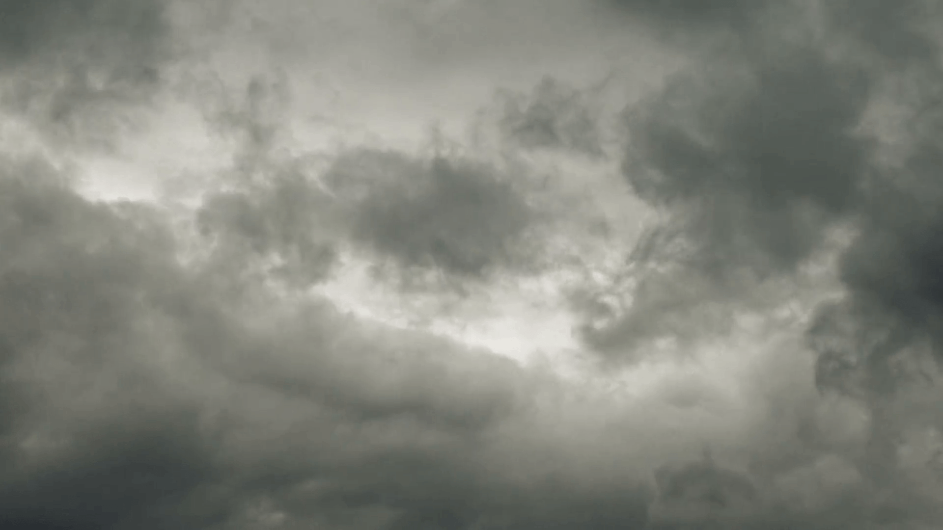 Dark stormy raining clouds time lapse footage, weather forecast