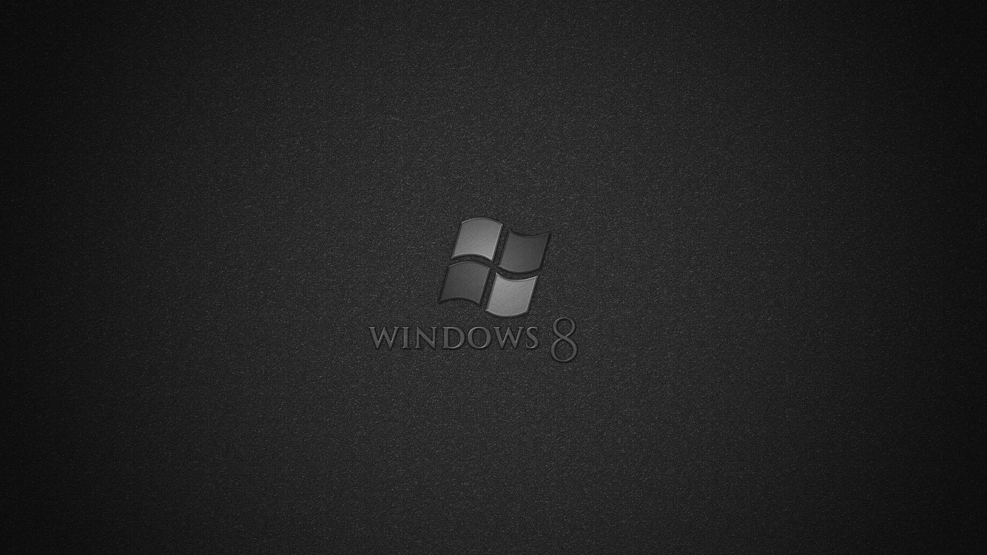 High Definition Windows Black Wallpaper Widescreen Picture