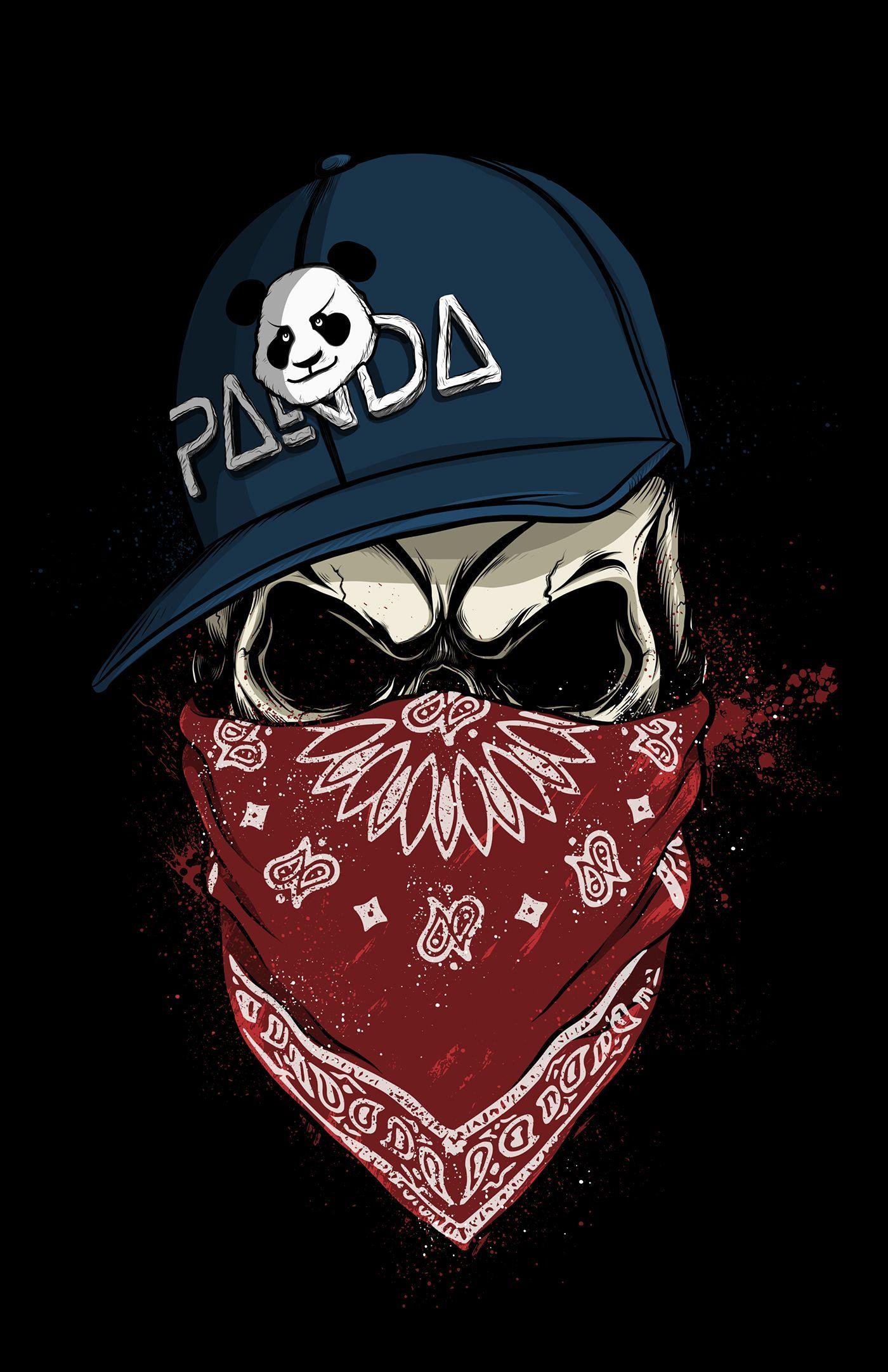 Skull_Panda. Skull wallpaper, Thug life wallpaper, Skull art