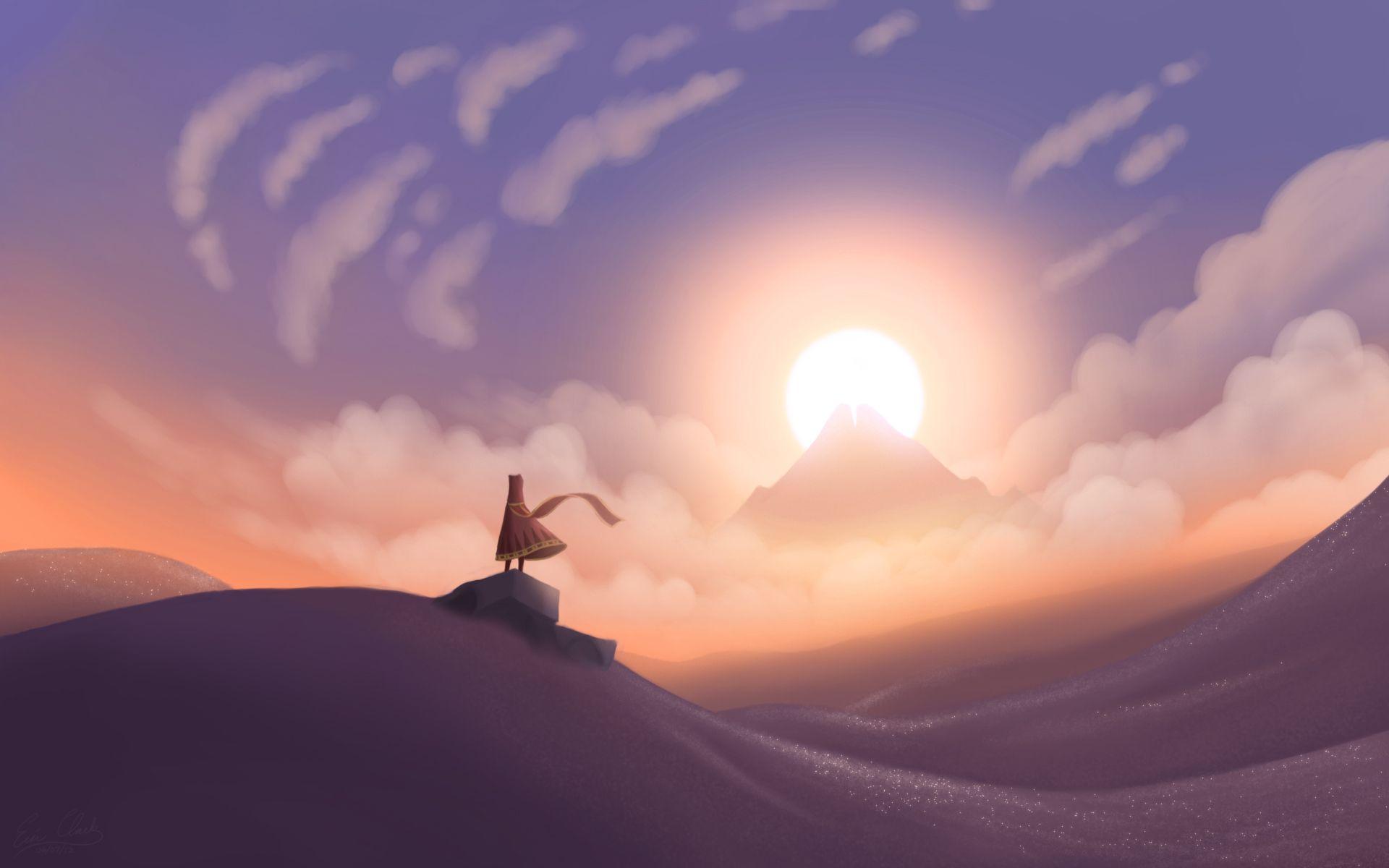 Journey Sunset. Anime