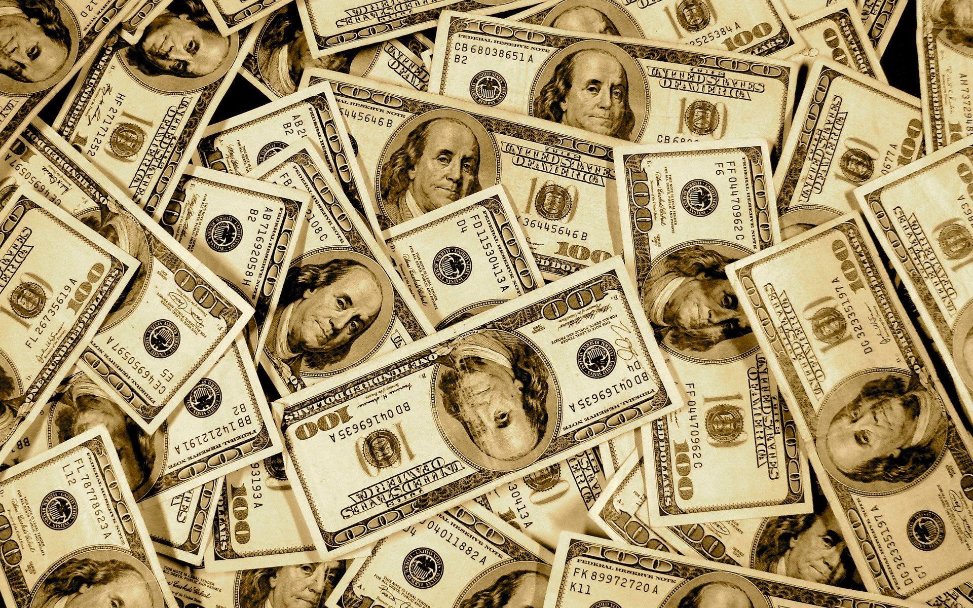Wallpaper Many cash, 100 dollars 1920x1200 HD Picture, Image