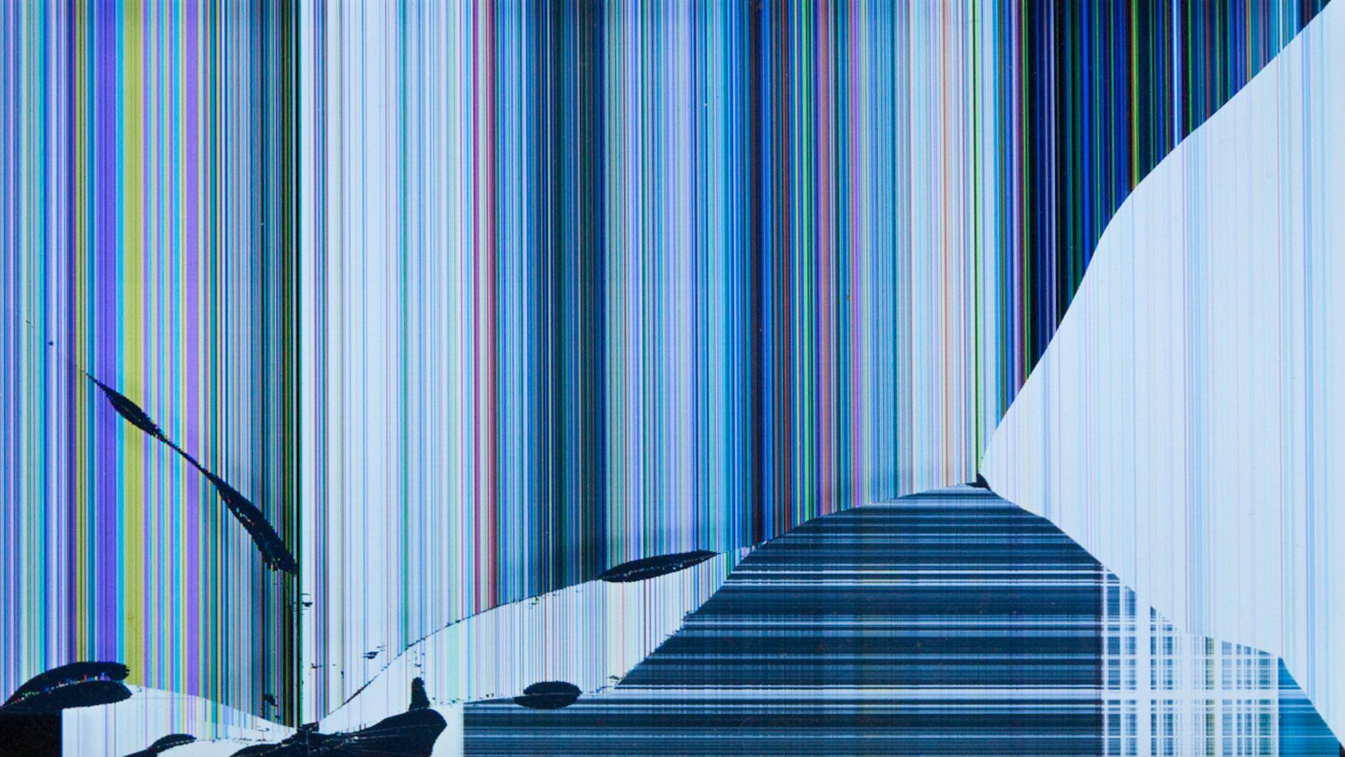 Cracked Lcd Screen Wallpapers Wallpaper Cave