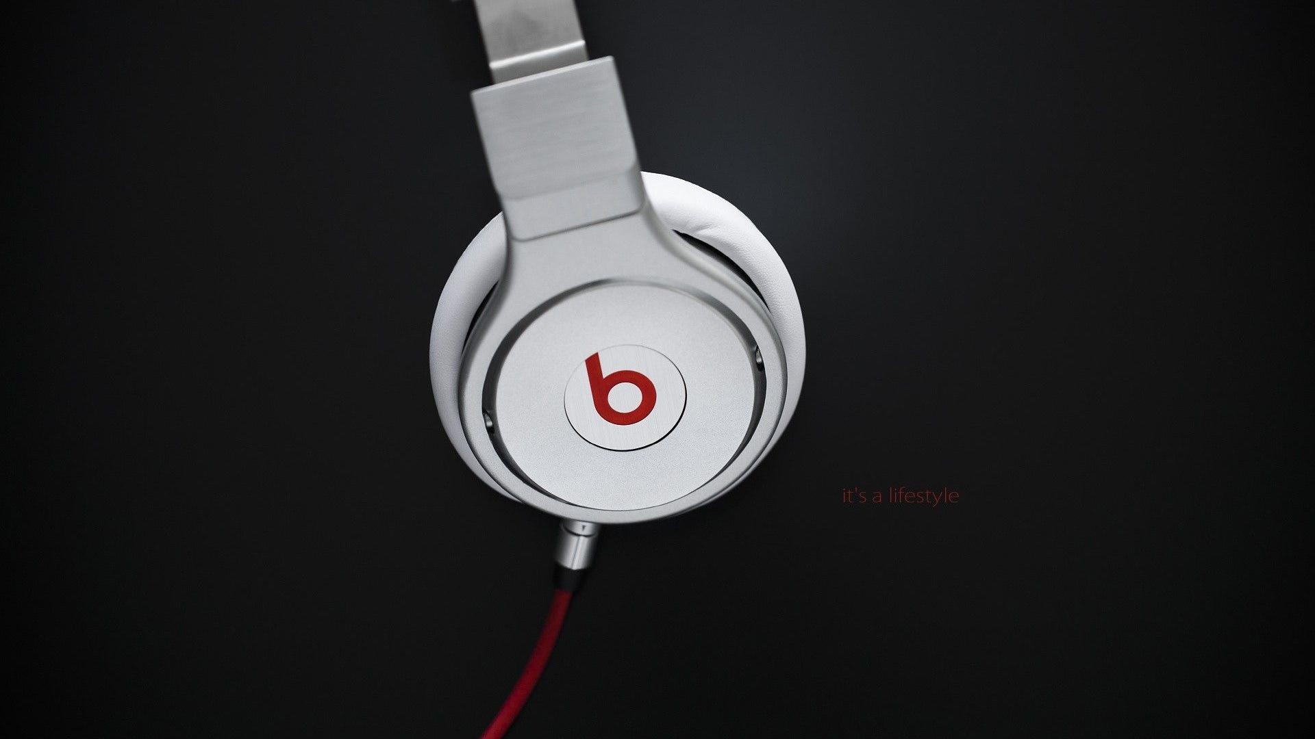 Download Wallpaper 1920x1080 dr dre, monster beats, logo, headphones