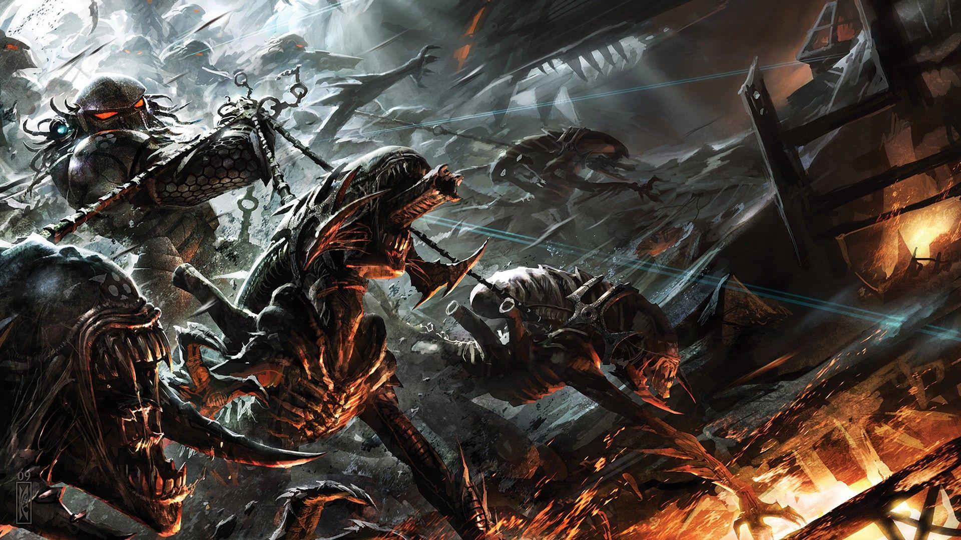 Aliens Vs. Predator: Three World War Full HD Wallpaper