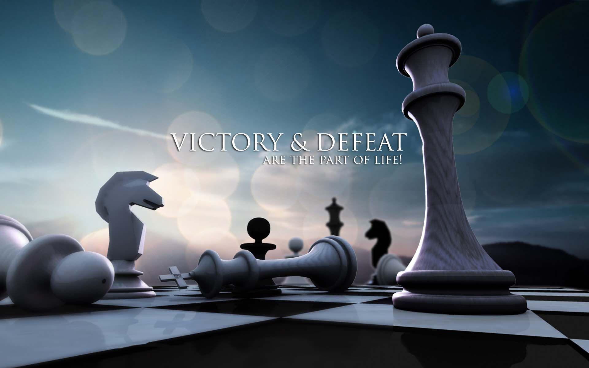 Victory And Defeat Are The Part Of Life. HD Motivation Wallpaper