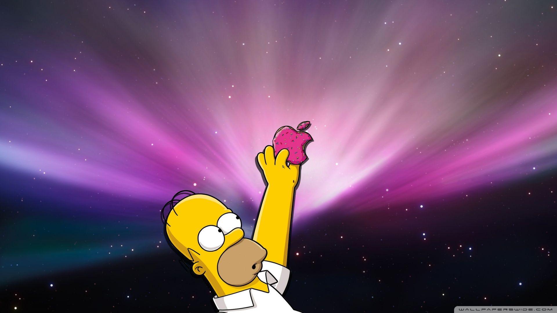 Homer Simpson Donut ❤ 4K HD Desktop Wallpaper for 4K Ultra HD TV