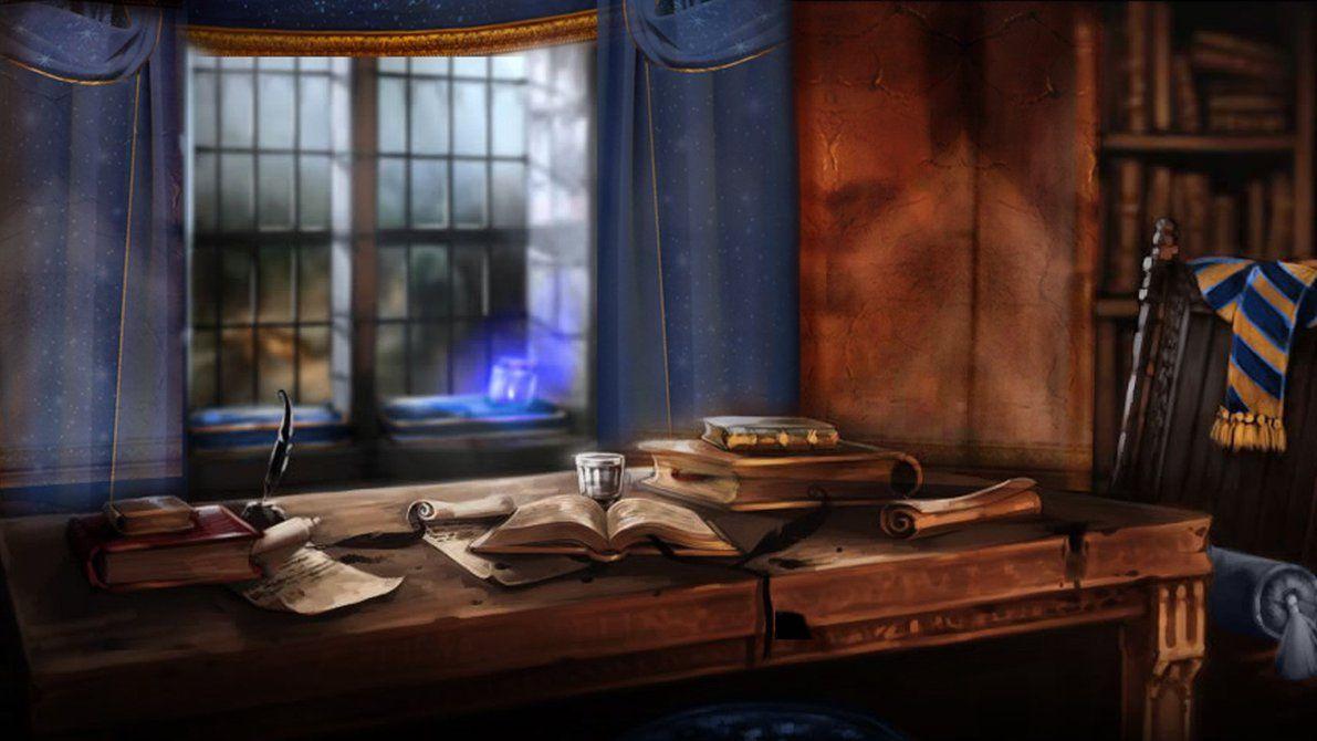 Pottermore Background: Ravenclaw Common Room 1