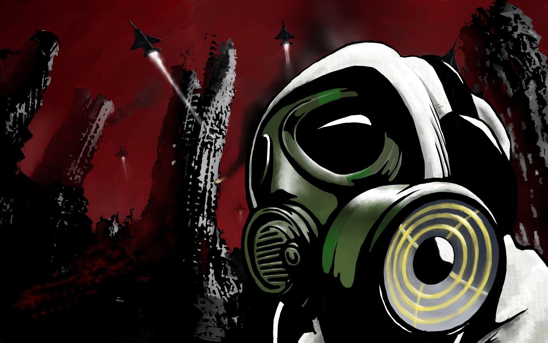 Gas Mask Full HD Wallpaper and Background Imagex1200