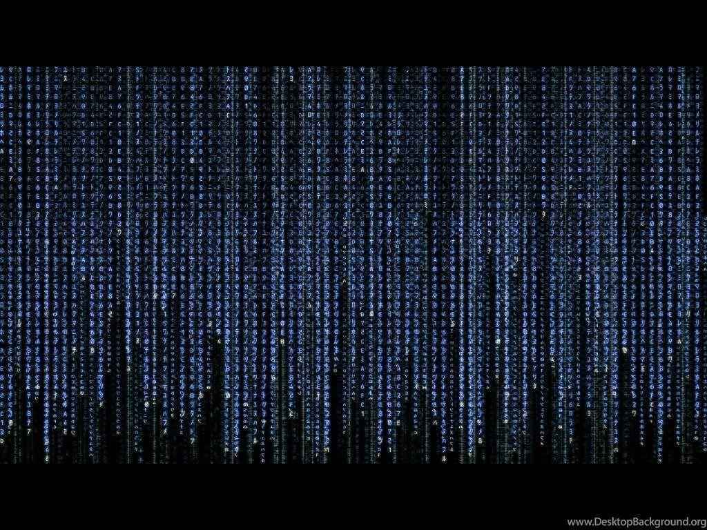 Wallpaper Matrix Geek Blue Binary Code Nature Com, Desktop
