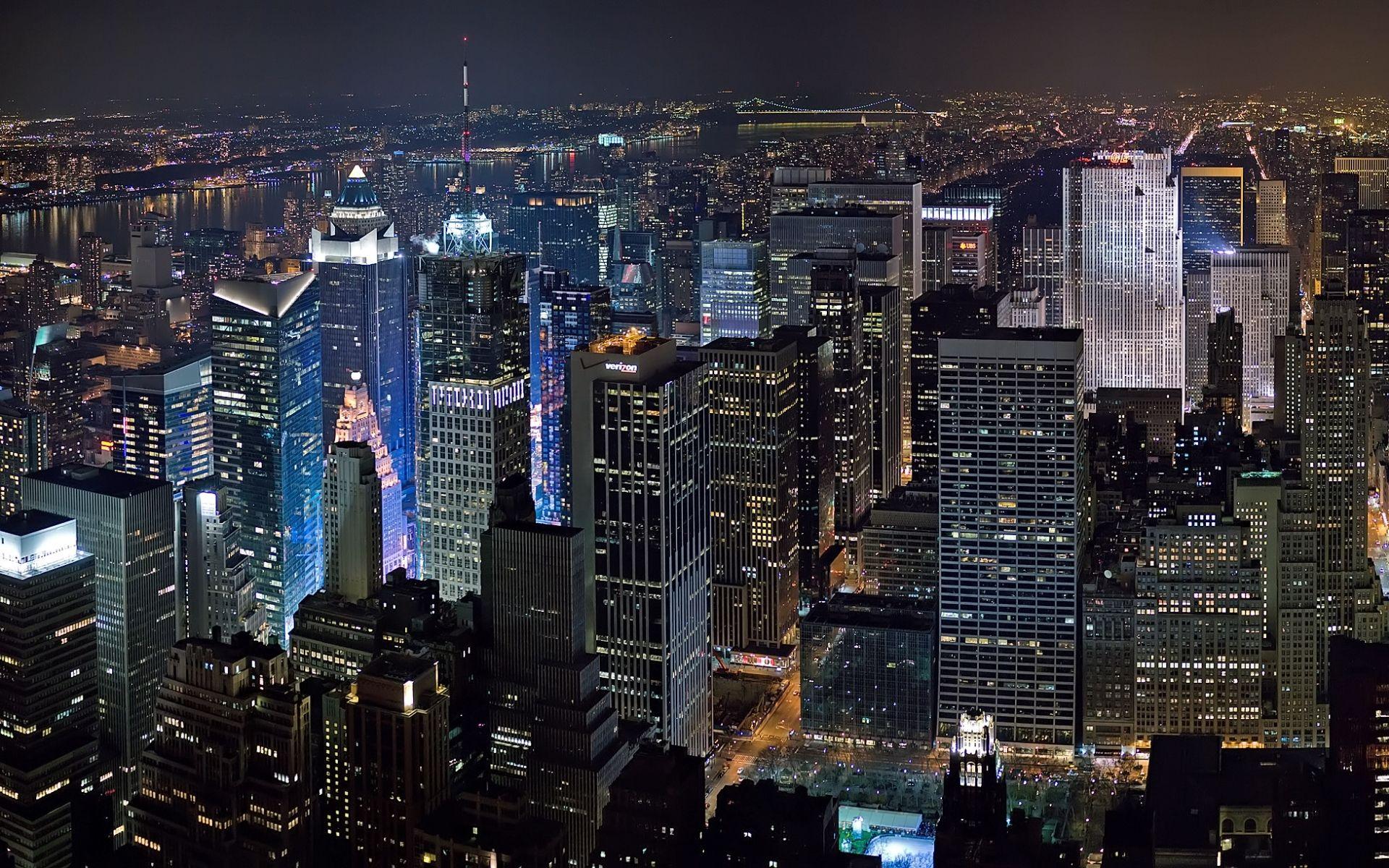 New York City At Night Wallpaper Free Desktop. I HD Image