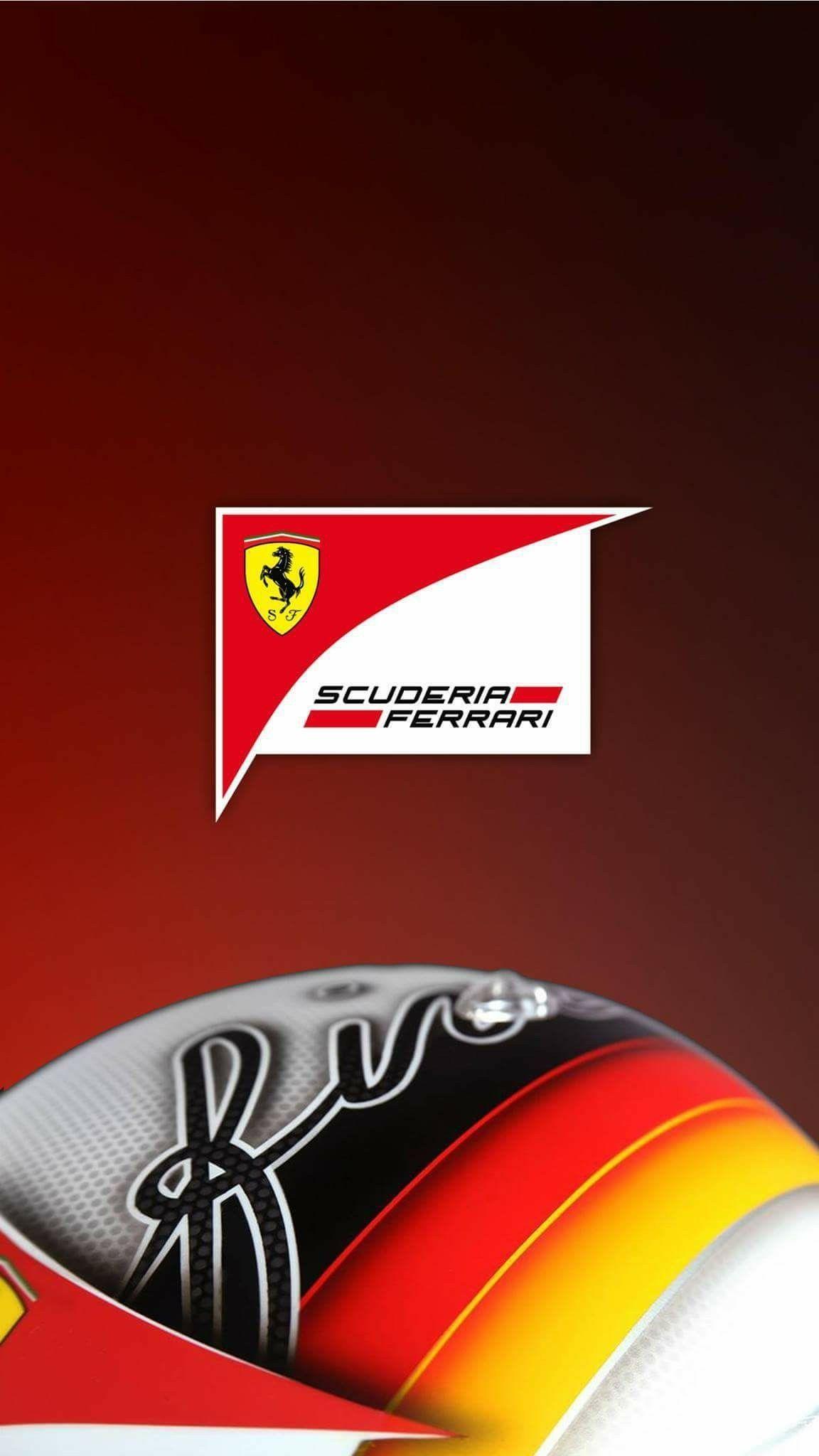 Scuderia Ferrari. Phone Wallpaper. Motorsport Art