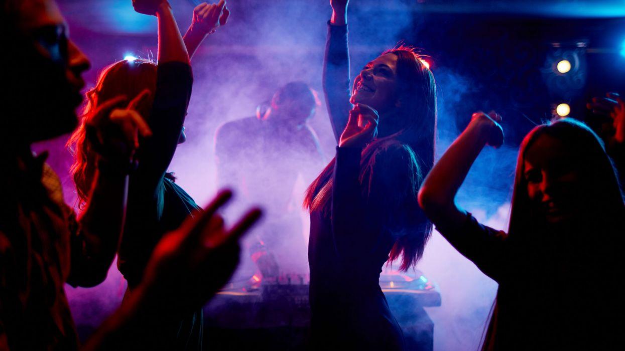 Nightclub dance dancing rave club music party bar wallpaper