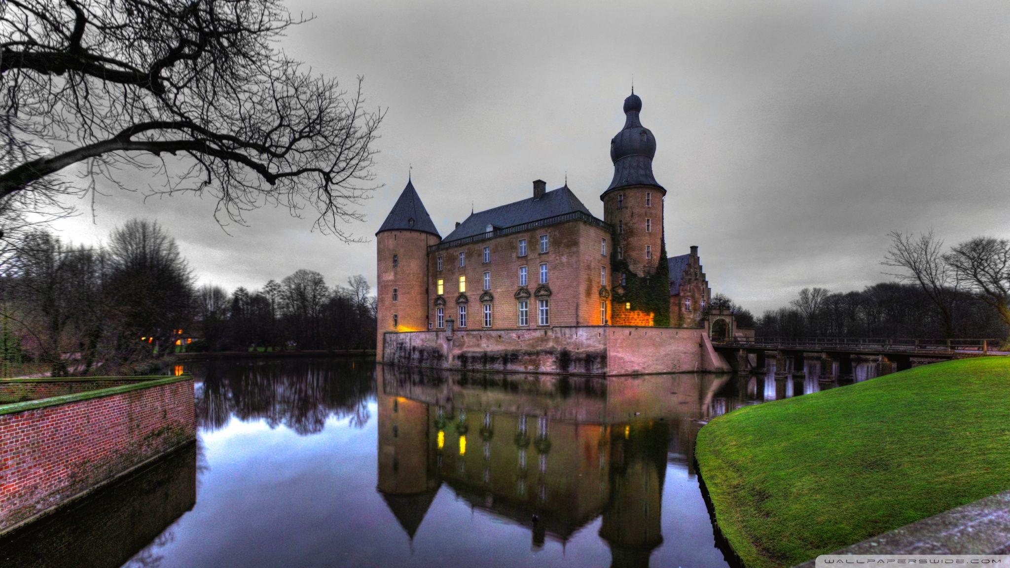 Castle Reflection, Germany ❤ 4K HD Desktop Wallpaper for 4K Ultra