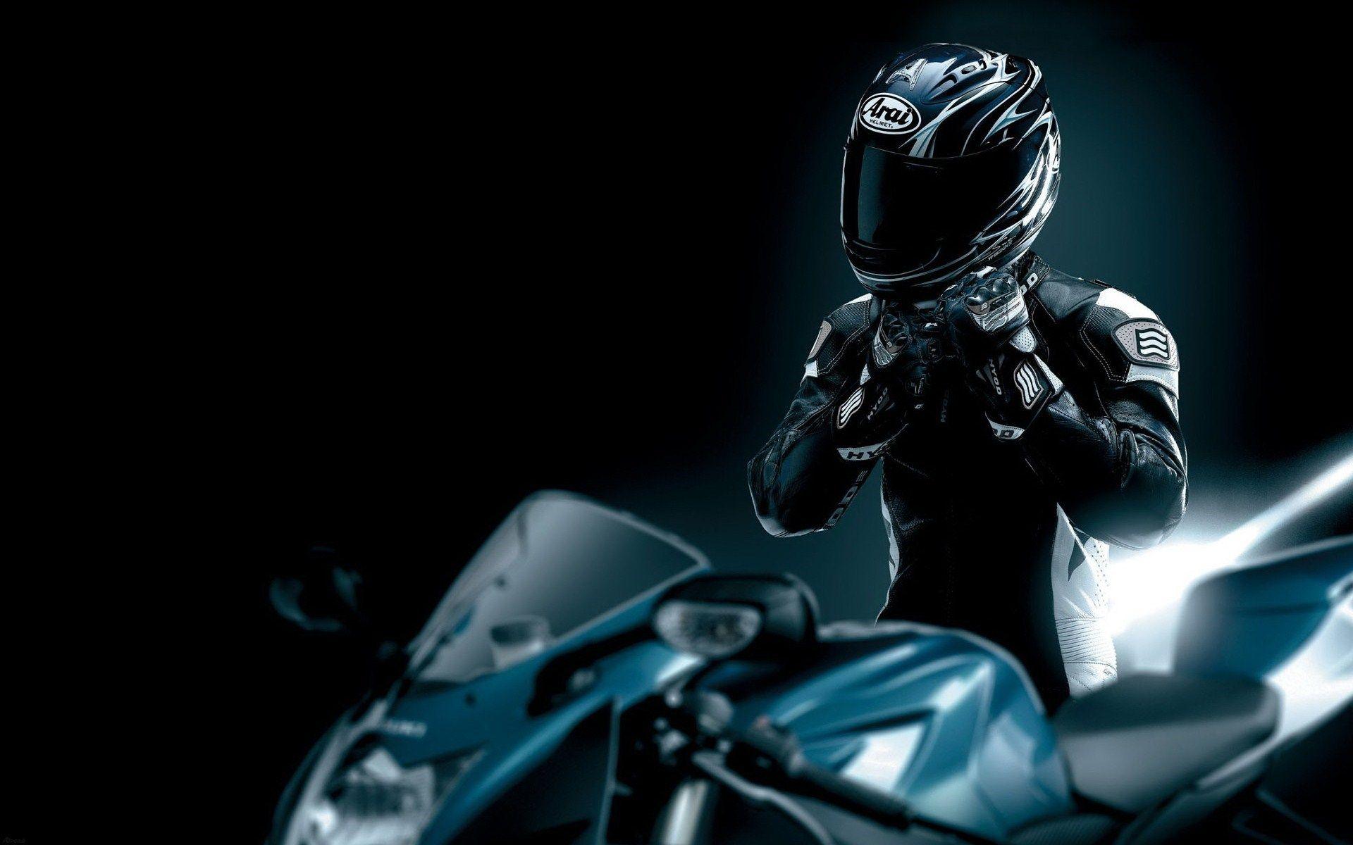 Motorcycle Rider Wallpaper image picture. Free Download