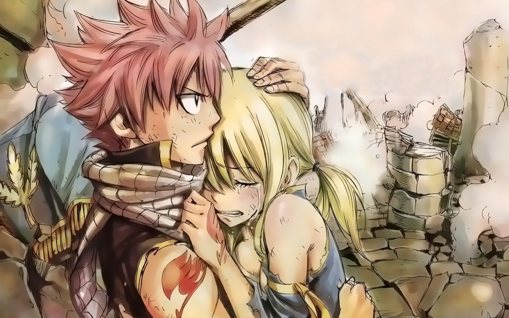 Lucy fairy tail lucy heartfilia natsu manga natsu dragneel 1680x1050