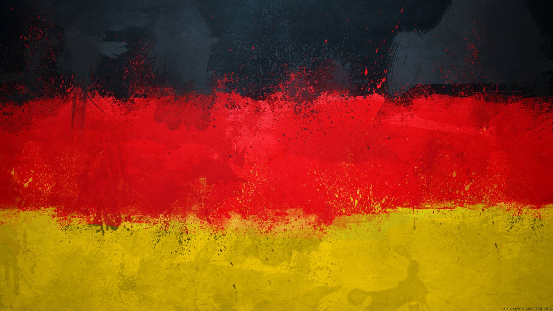 The flag of Germany Wallpaper