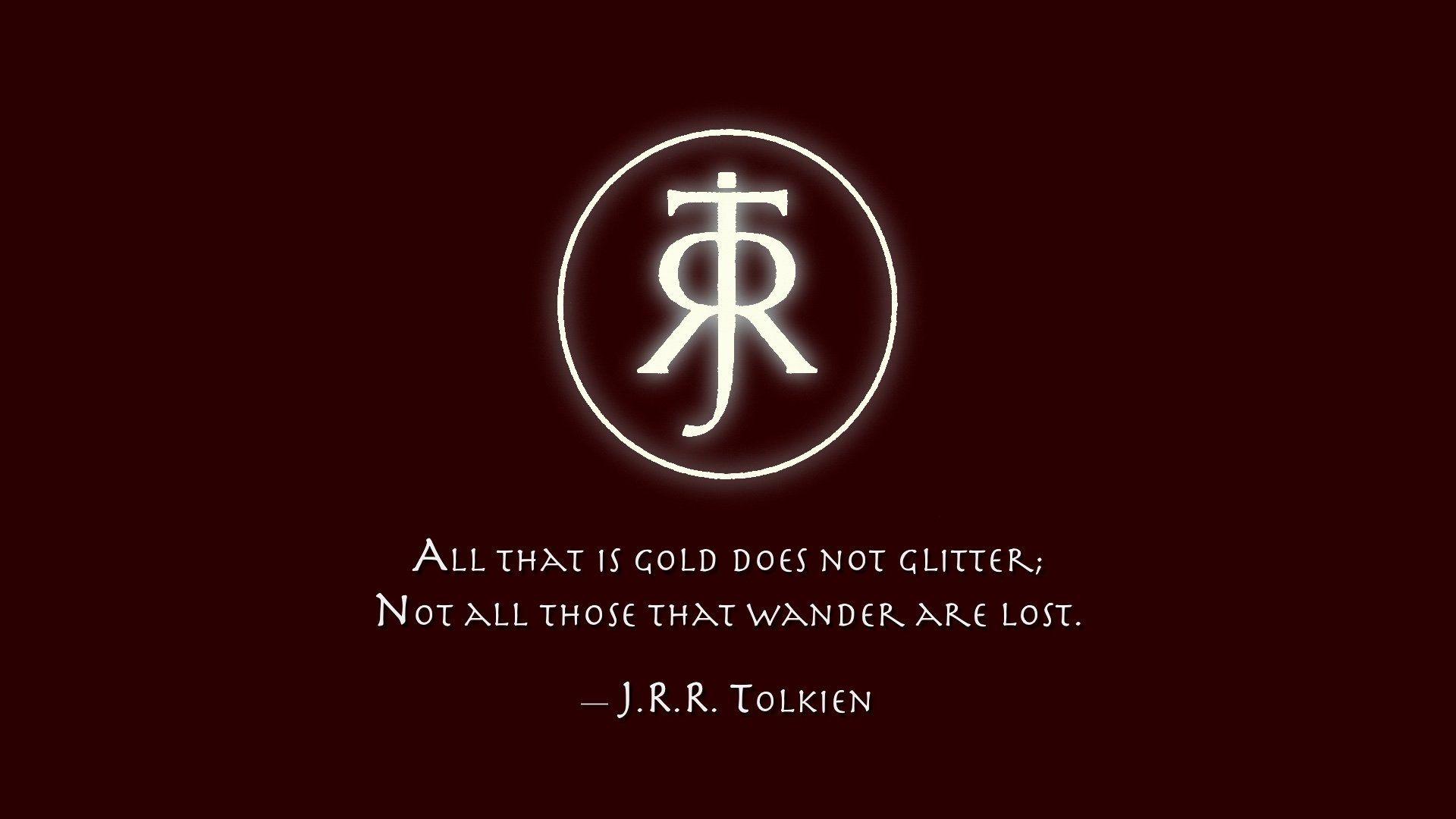 J.R.R.Tolkien Quote Full HD Wallpaper