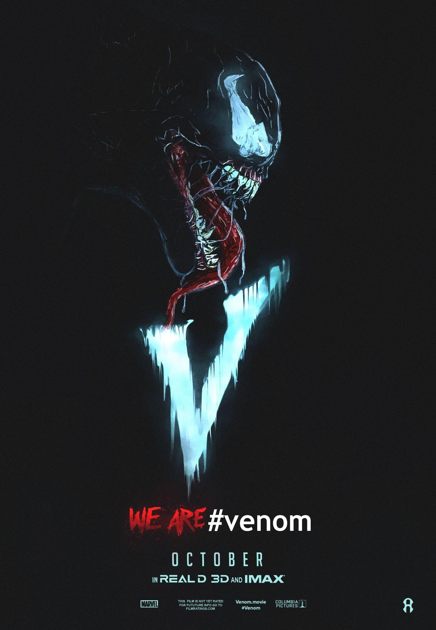 Venom (2018) [1500 x 2165]. Horror movie. Venom