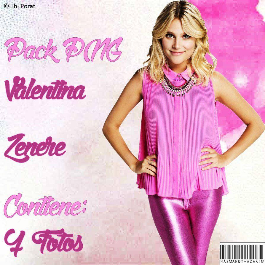 Pack PNG: Valentina Zenere By Hazmanot Azarim