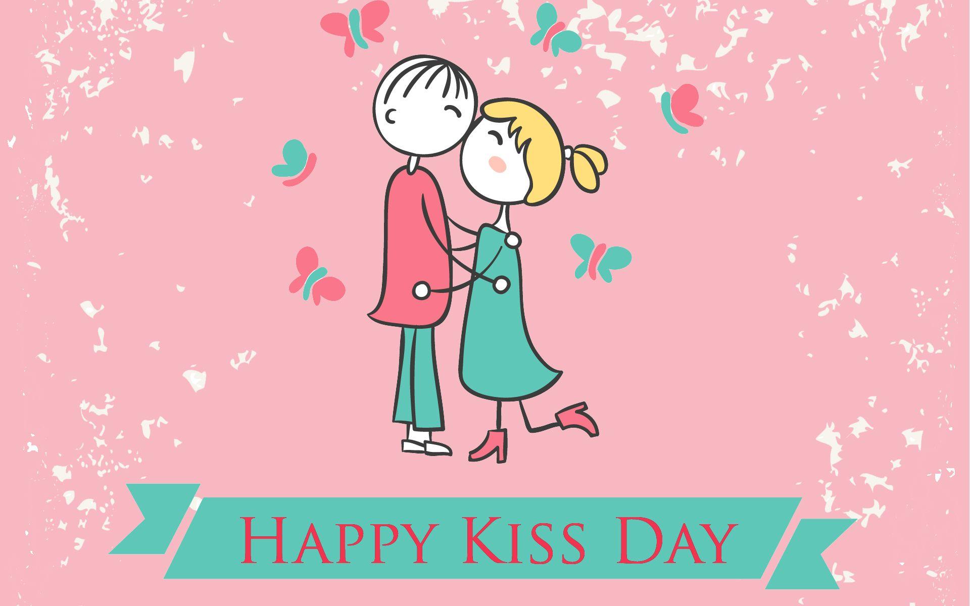 Happy Kiss Day 2016 HD HQ Wallpaper, Image, Photo, Pics For Her / HIM