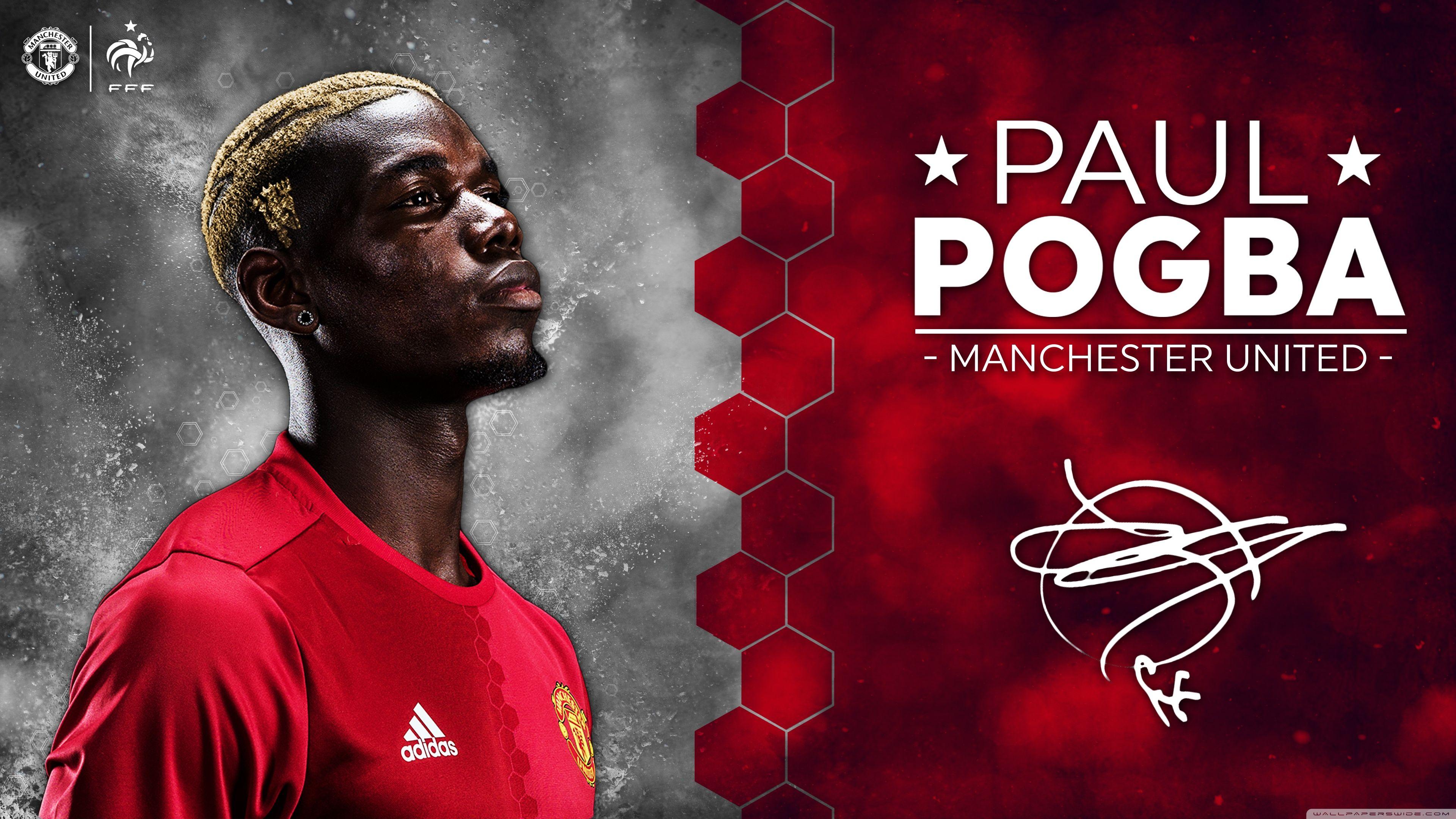 Paul Pogba Manchester United 2016 17 ❤ 4K HD Desktop Wallpaper