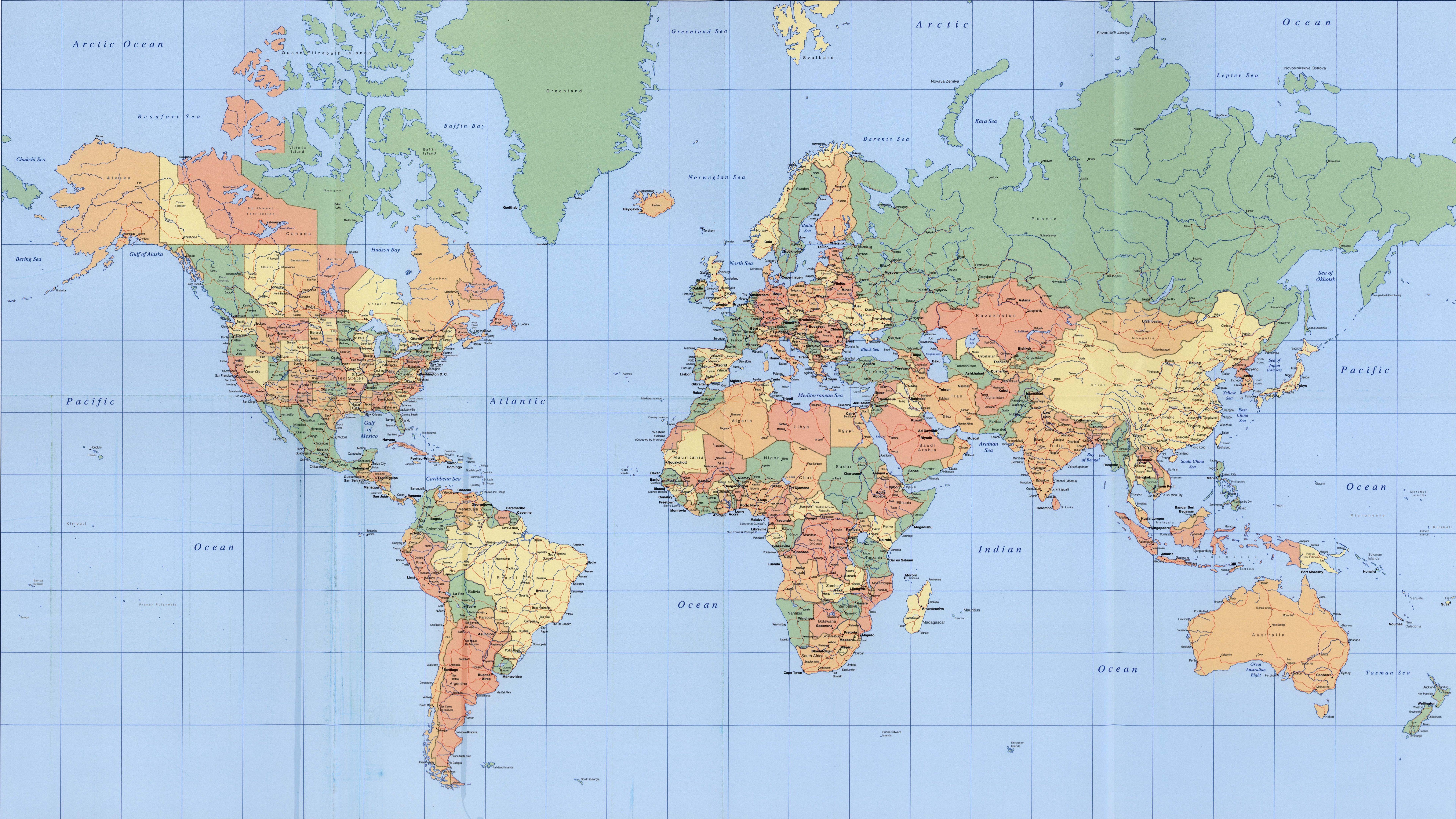 4k World Map Hd Wallpaper 4500x2498 Mapamundi Continentes Mapa | Porn