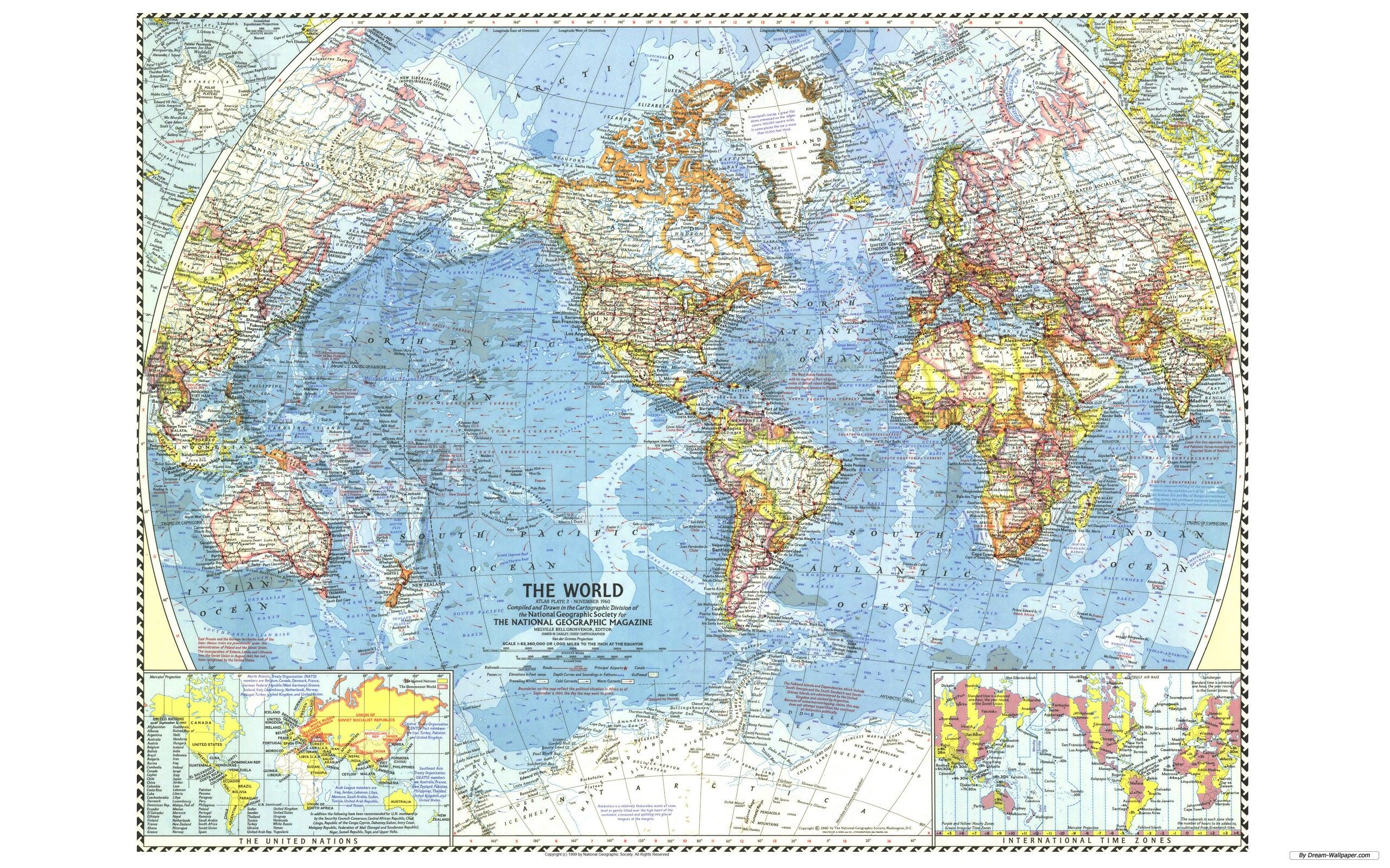 World Map Desktop Background Free