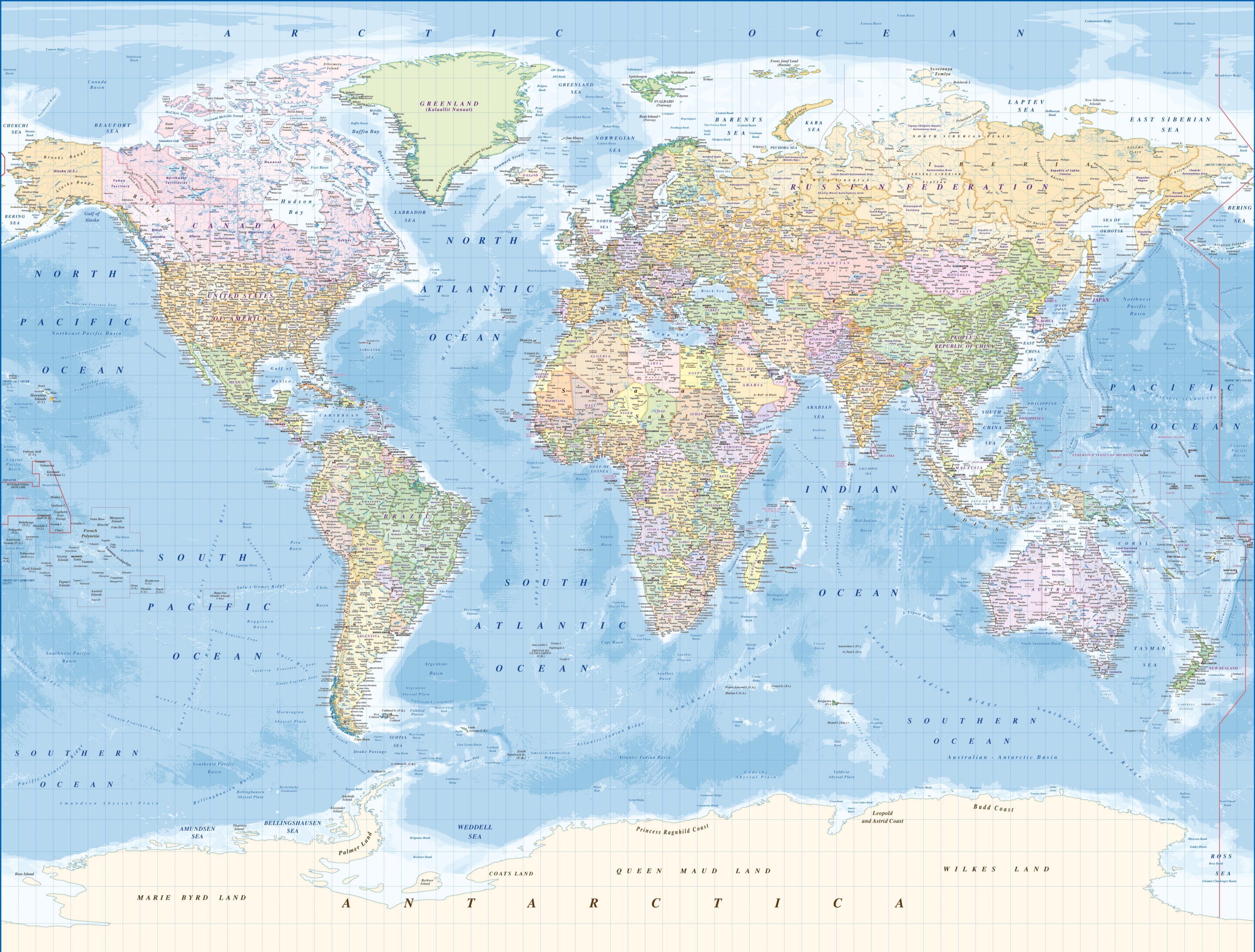 World Map Wallpaper 4k - Image to u