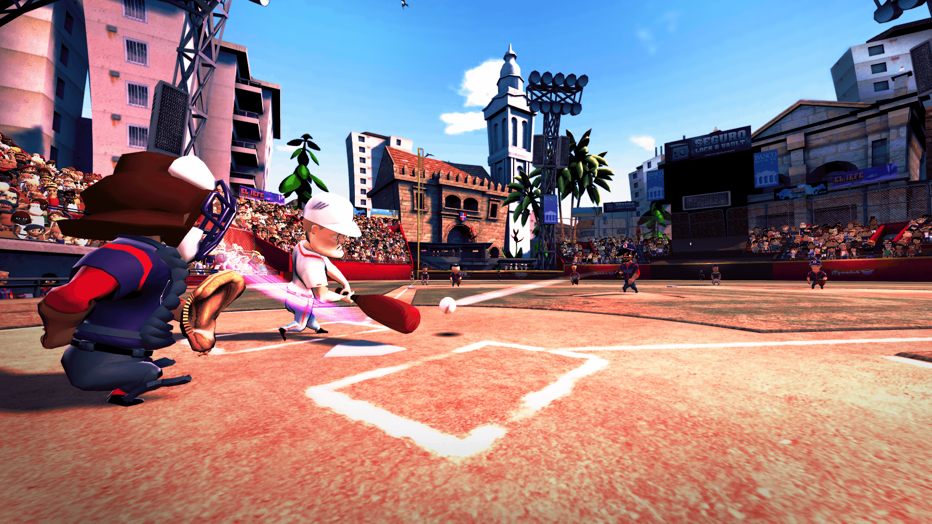Colonial Plaza. Super Mega Baseball Mega Baseball