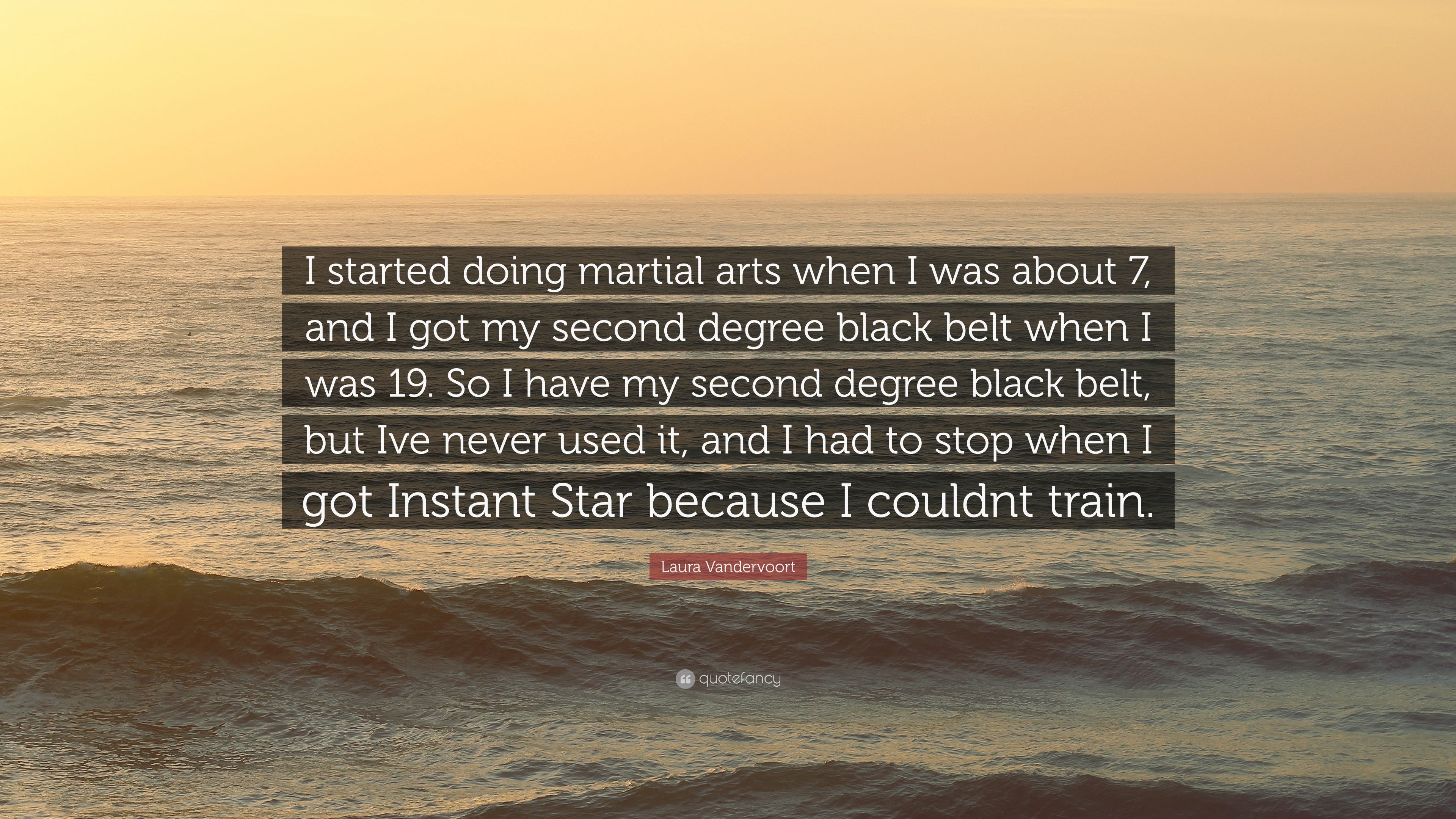 Laura Vandervoort Quote: “I started doing martial arts when I was