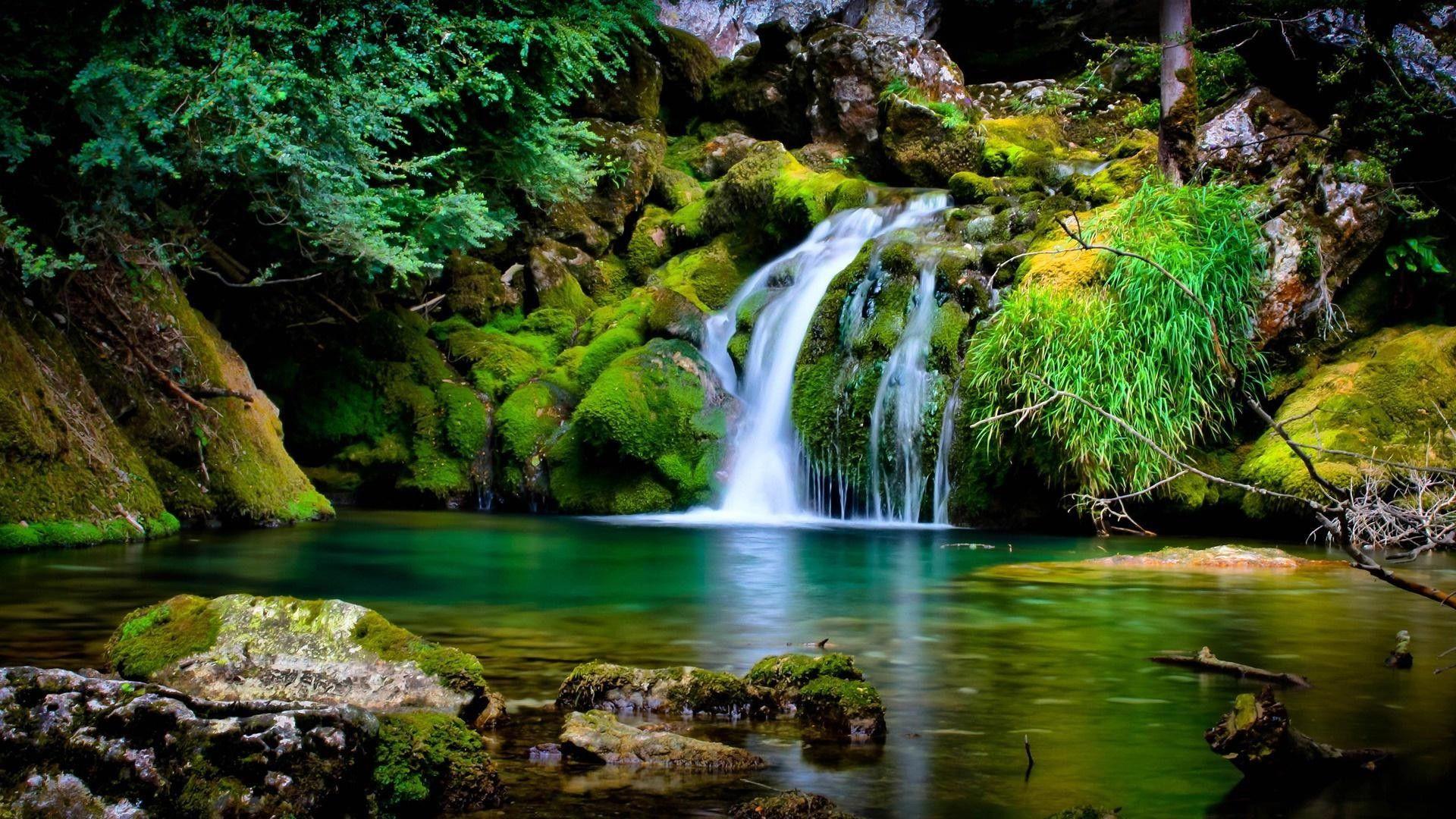 Красивые пейзажи с водопадами фото