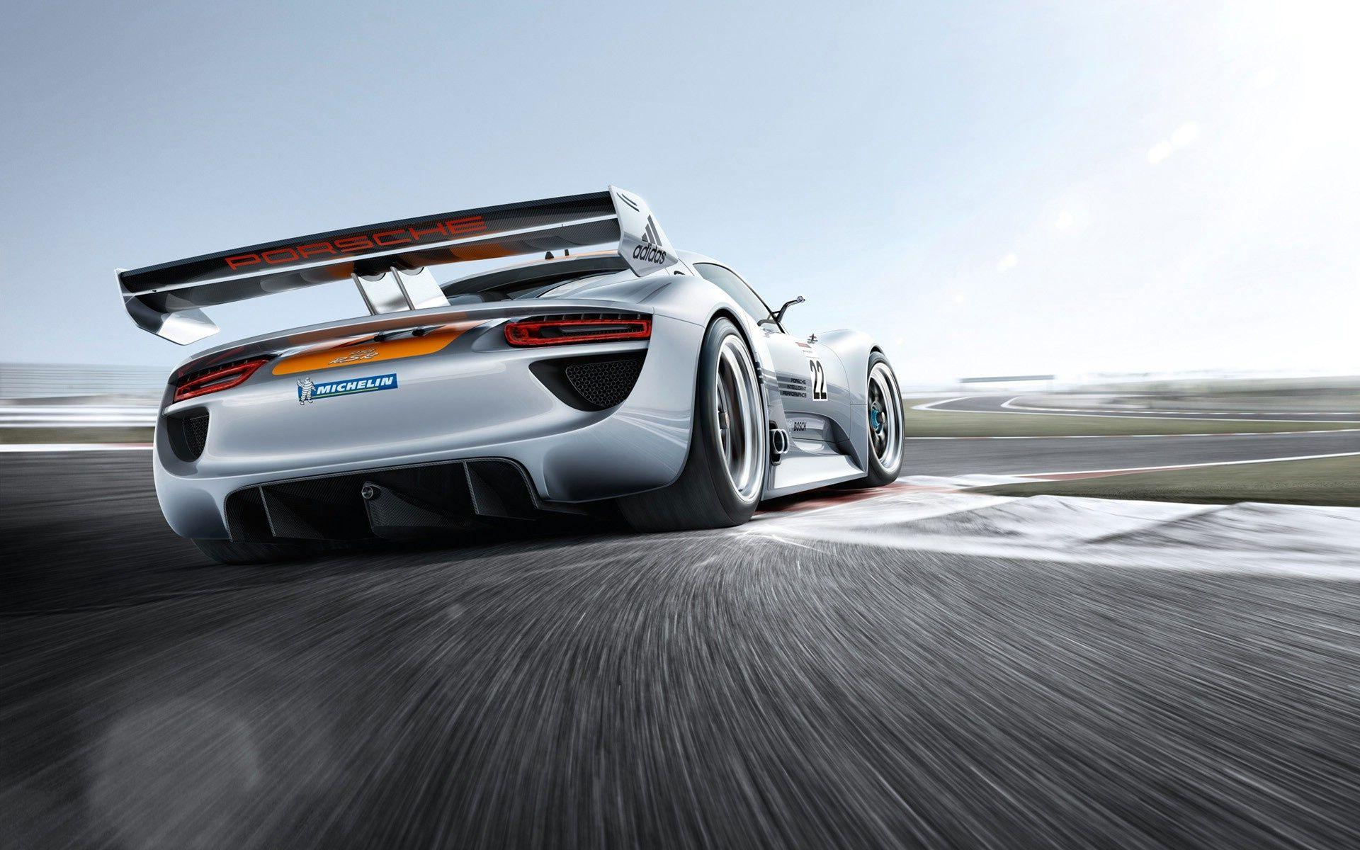 Porsche 918 RSR 7 Stunts HD Wallpaper