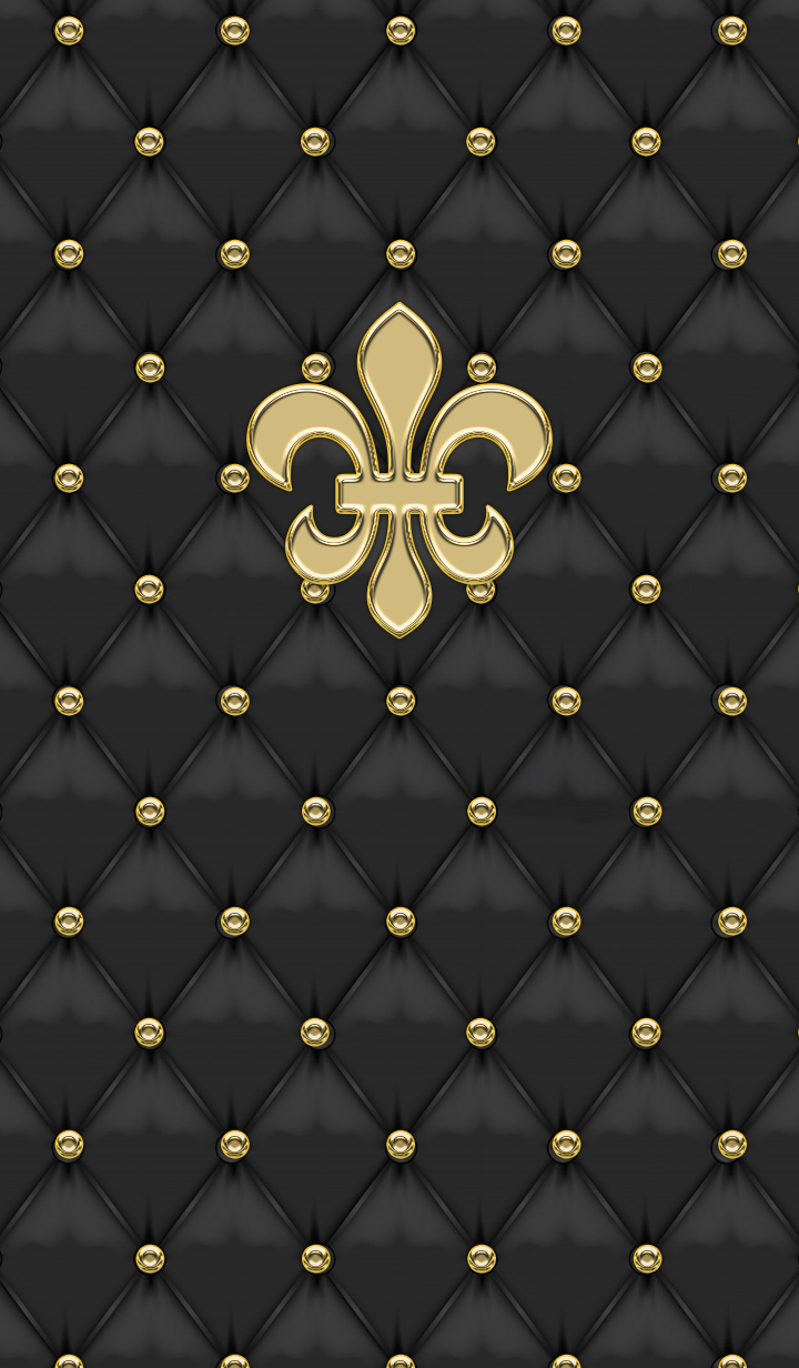 It is a luxury Theme with a black leather gold. Wallpaper
