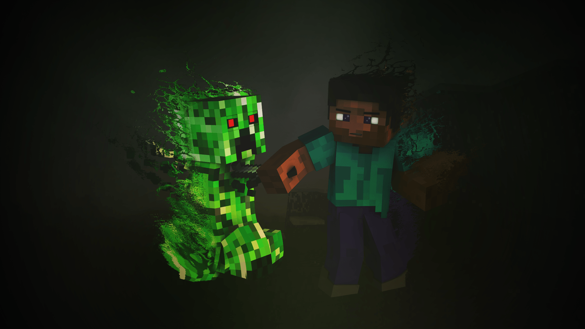 Minecraft Creeper Wallpaper HD Resolution On Wallpaper 1080p HD