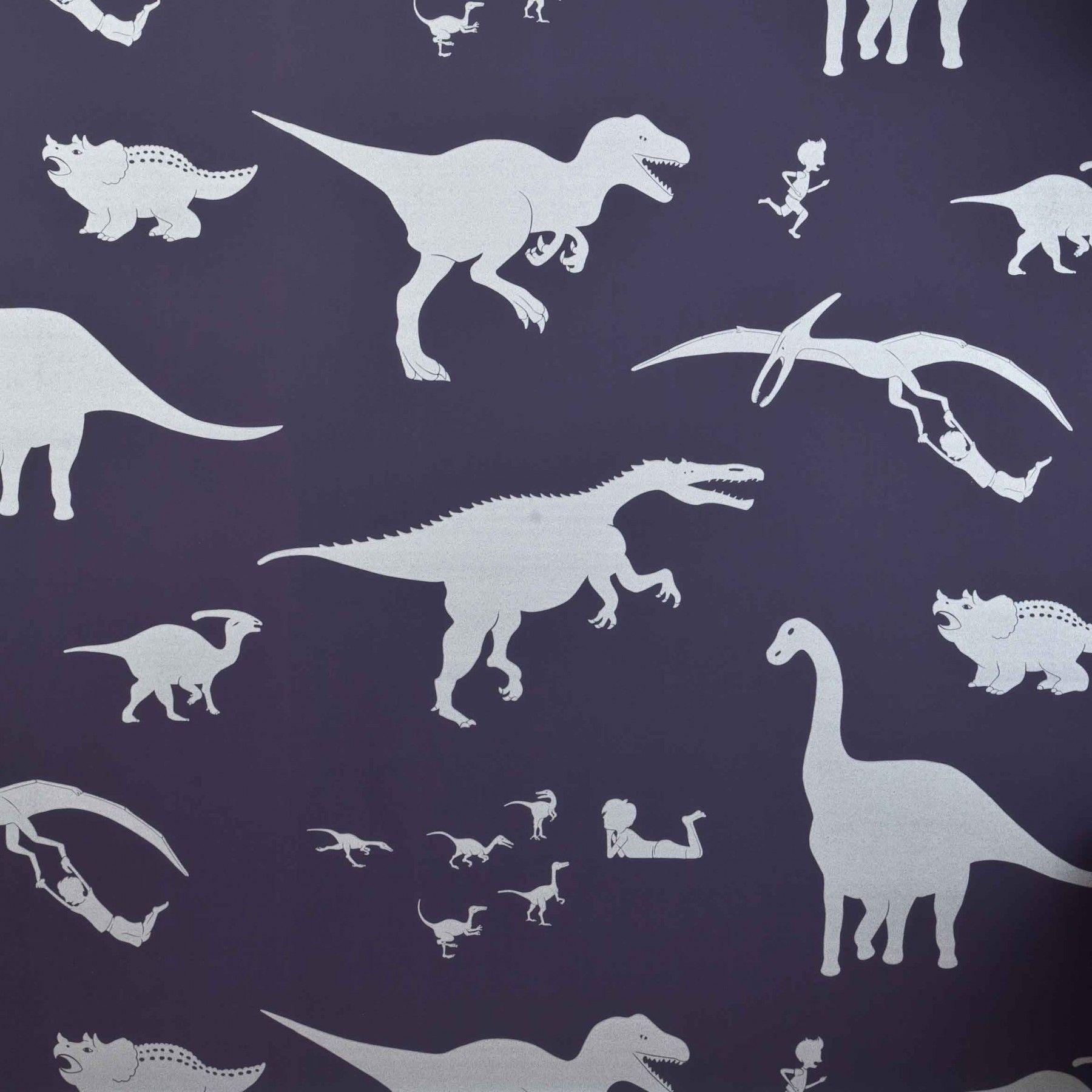 D'ya Think E Saurus' Purple Wallpaper. Dinosaur