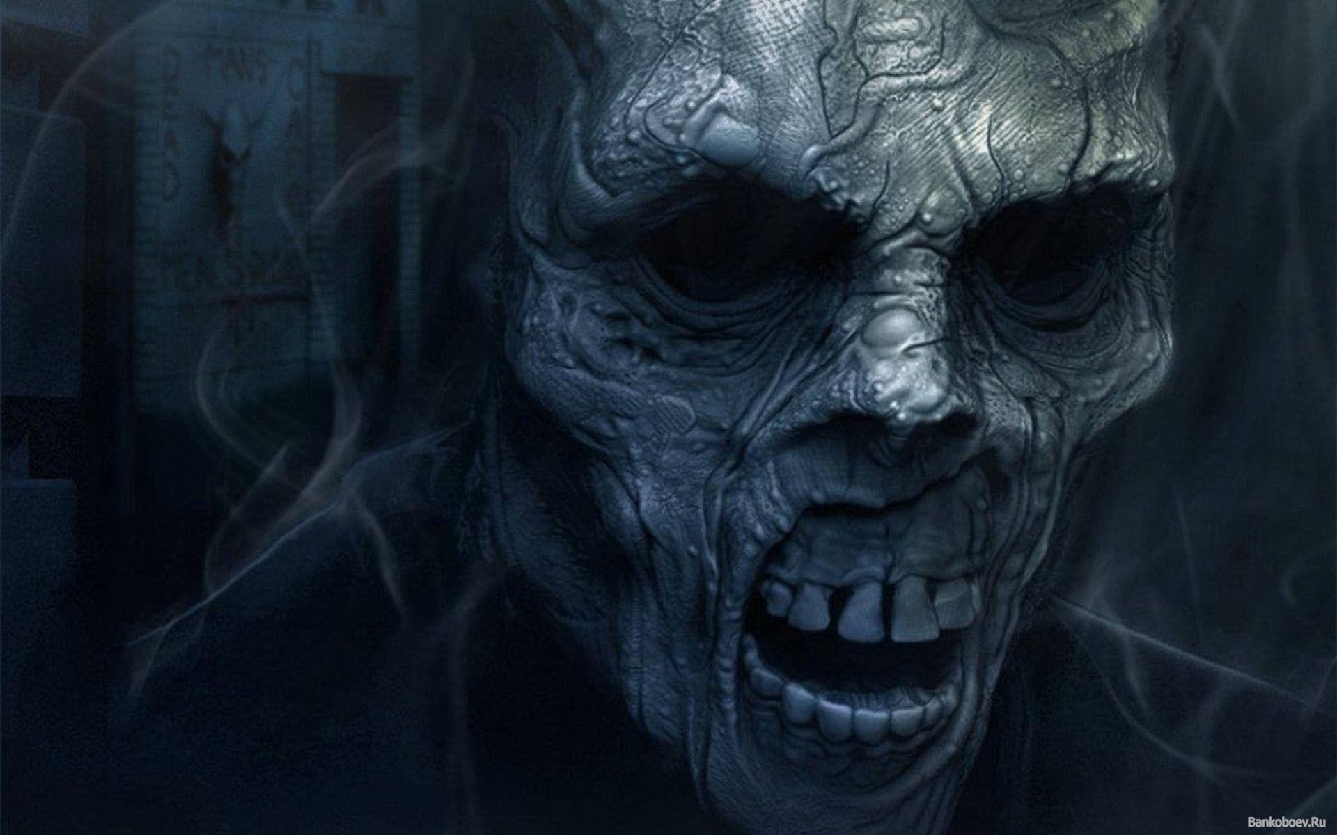 Dark Creepy Creature Dark Zombie Gothic Horror Wallpaper. Zombies