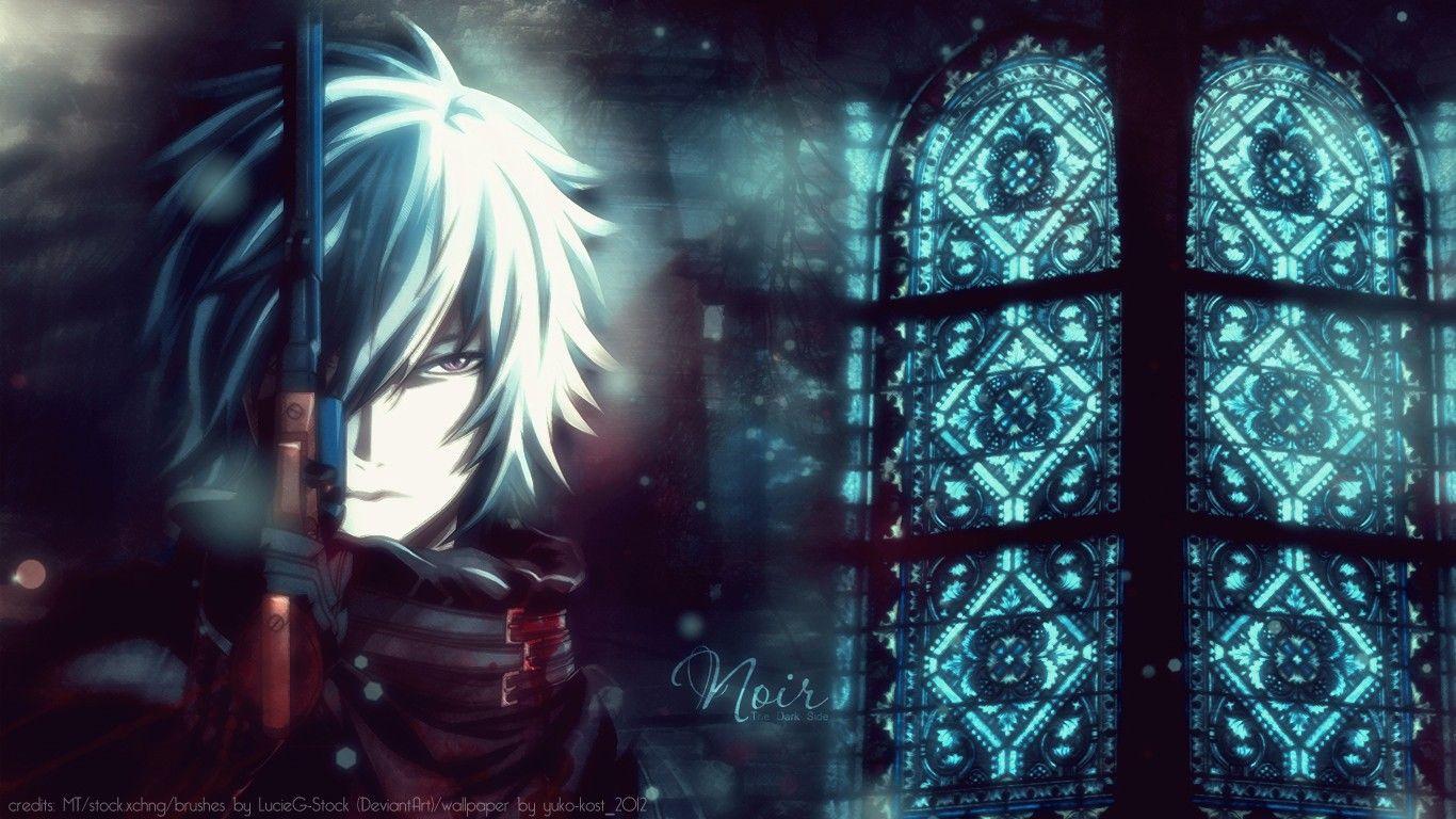 Download Intense and thoughtful dark anime boy Wallpaper