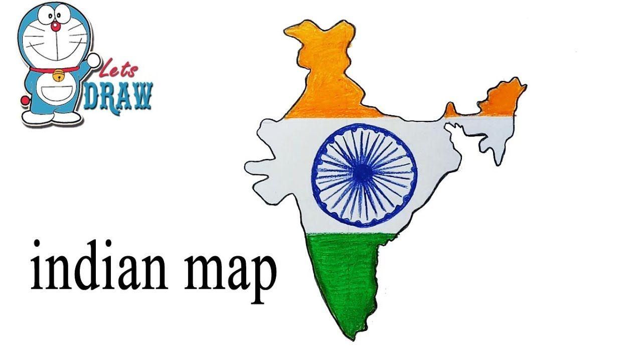 Map Of India Drawing.com. Free for personal use Map