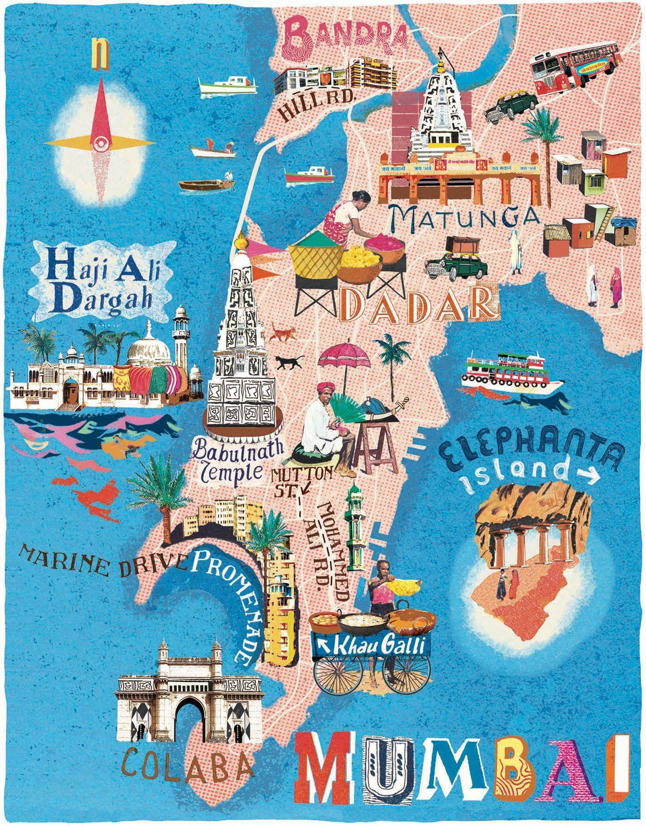 Anna Simmons. Mumbai, India and Travel posters